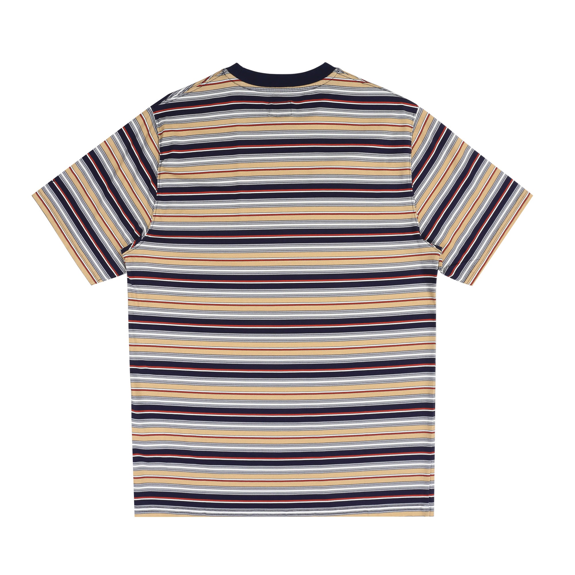 Printed Striped Top - Tan/Multi product photo