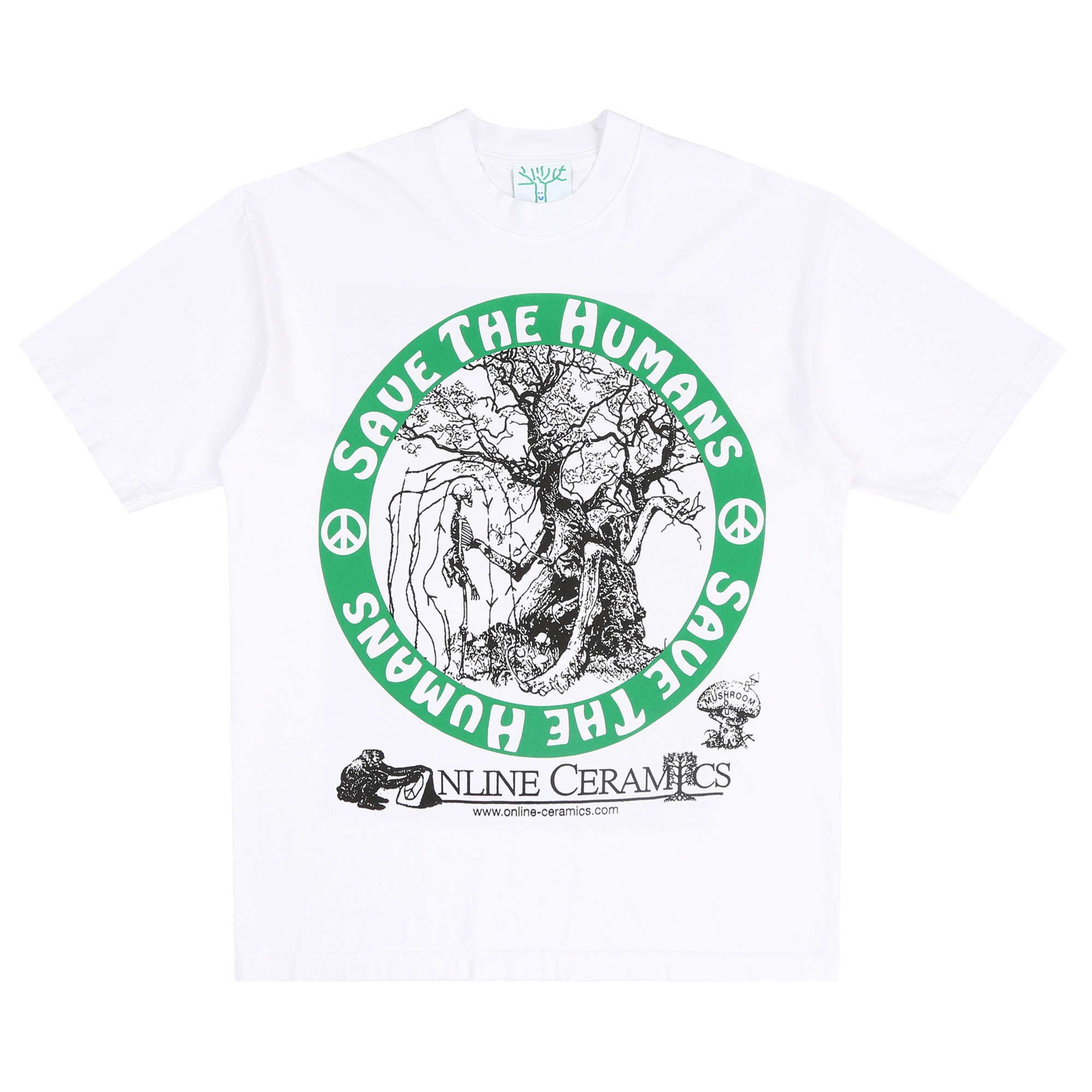 Save The Humans S/S T-Shirt - White product photo