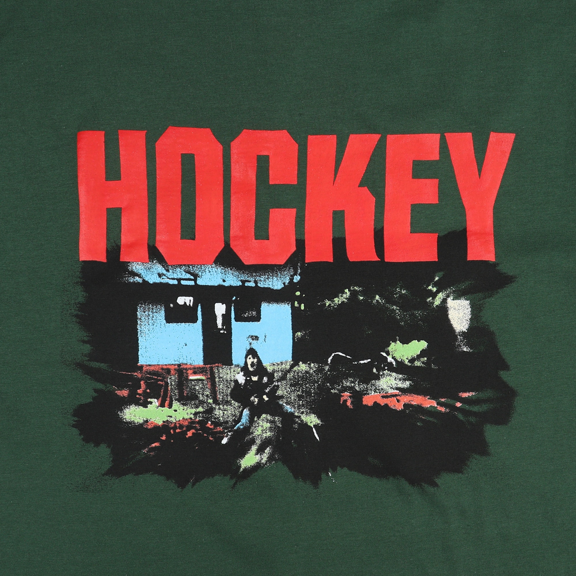 Raw Milk T-Shirt - Forest Green product photo