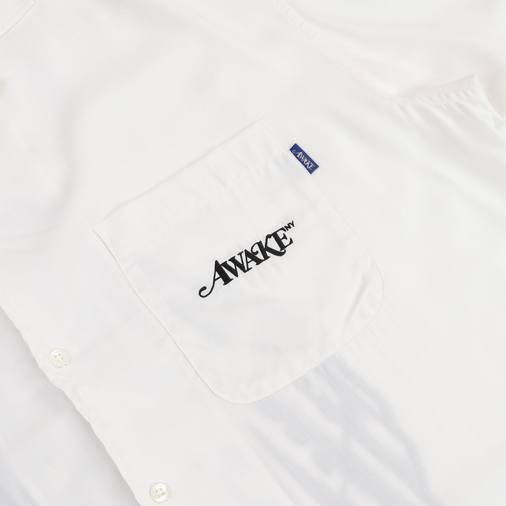 Dice Printed Rayon Camp Shirt - White product photo