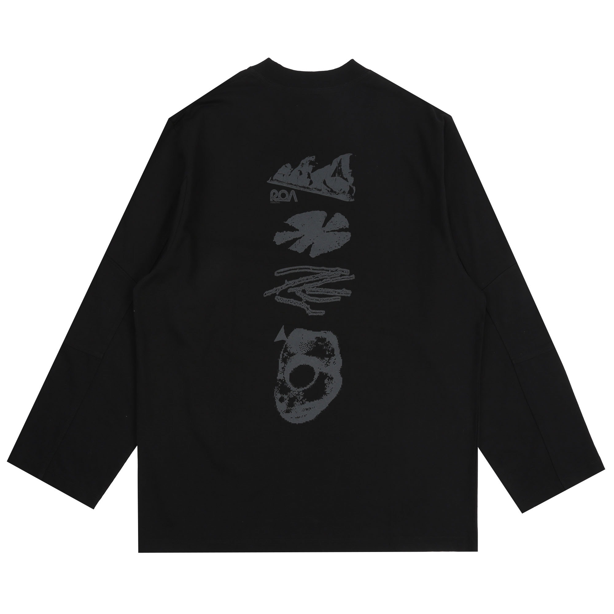 L/S Graphic T-Shirt - Black product photo