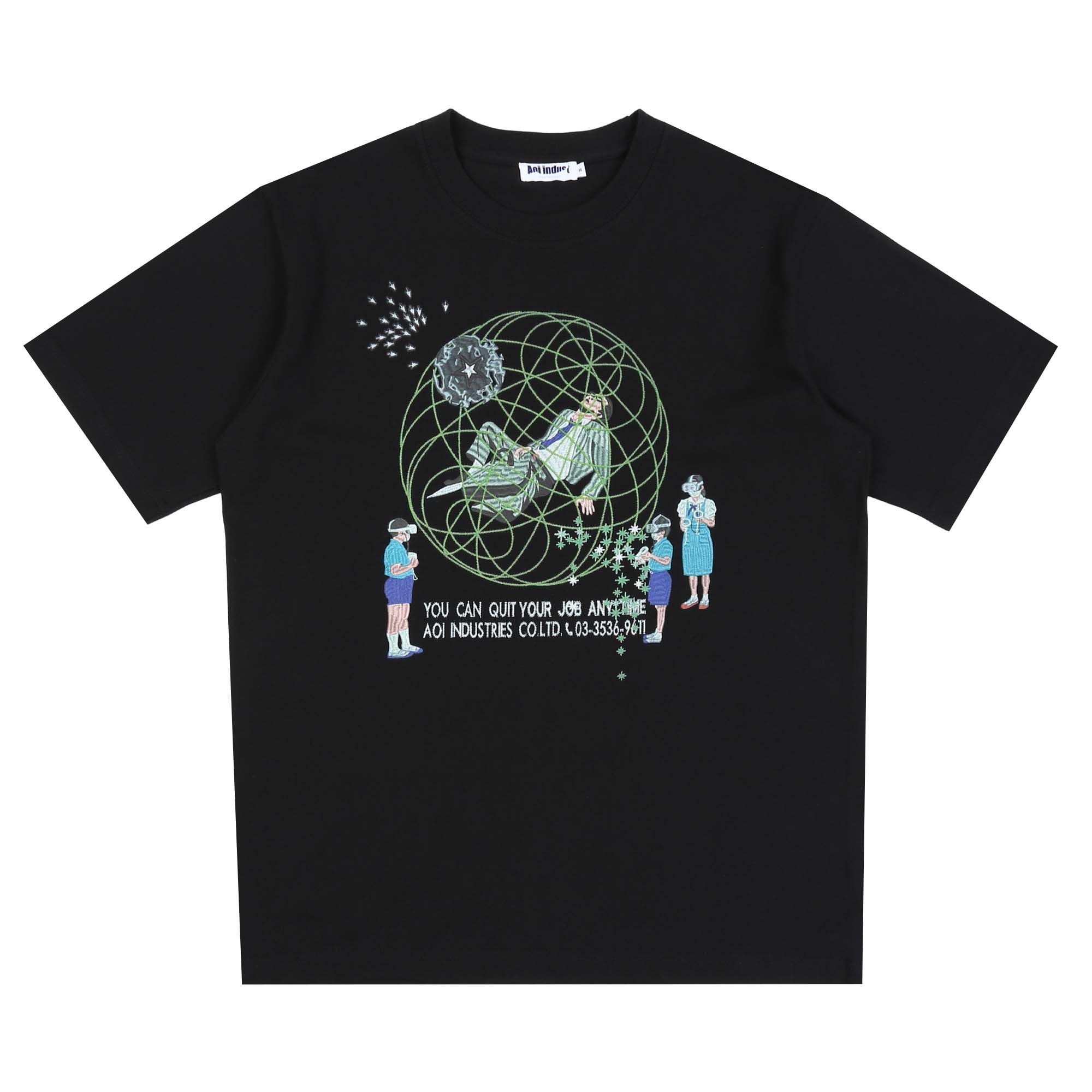 AccidentA Print S/S T-Shirt - Black product photo