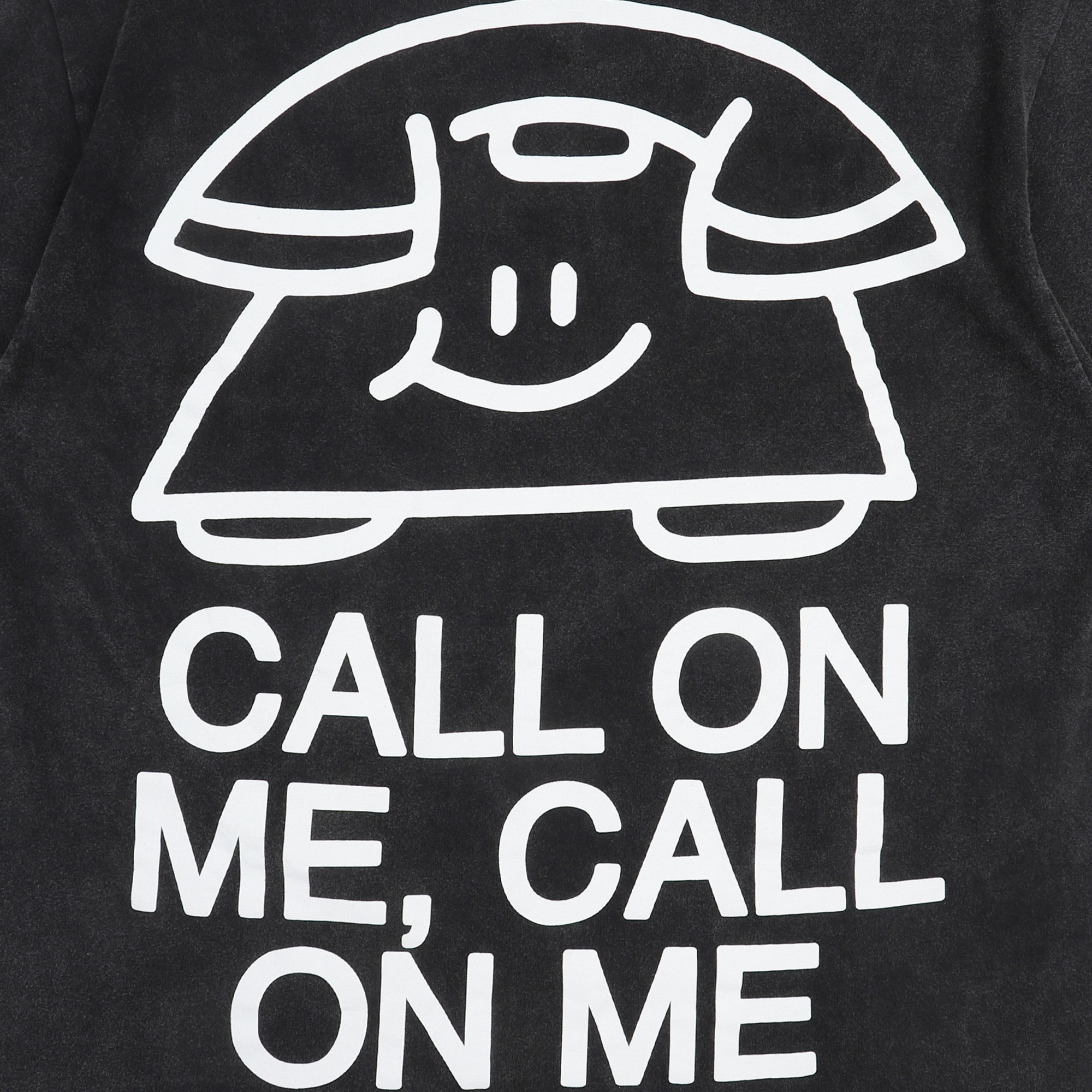 Call on Me T-Shirt - Pebble Black product photo