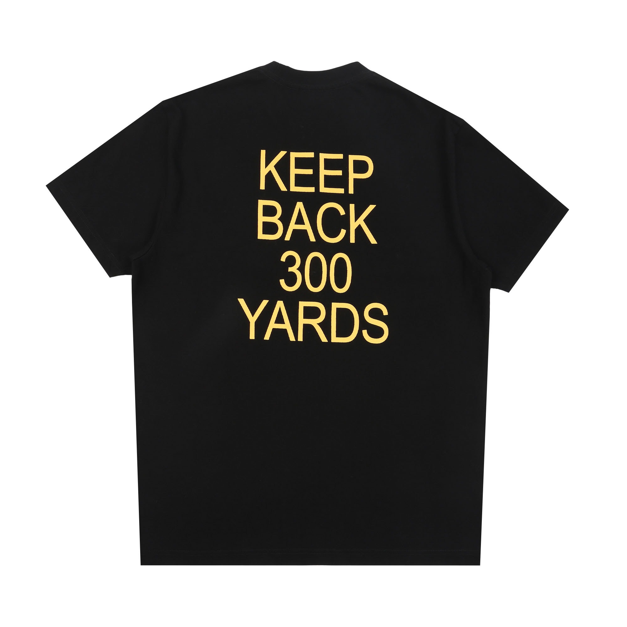 300 Yards T-Shirt - Overdyed Black product photo