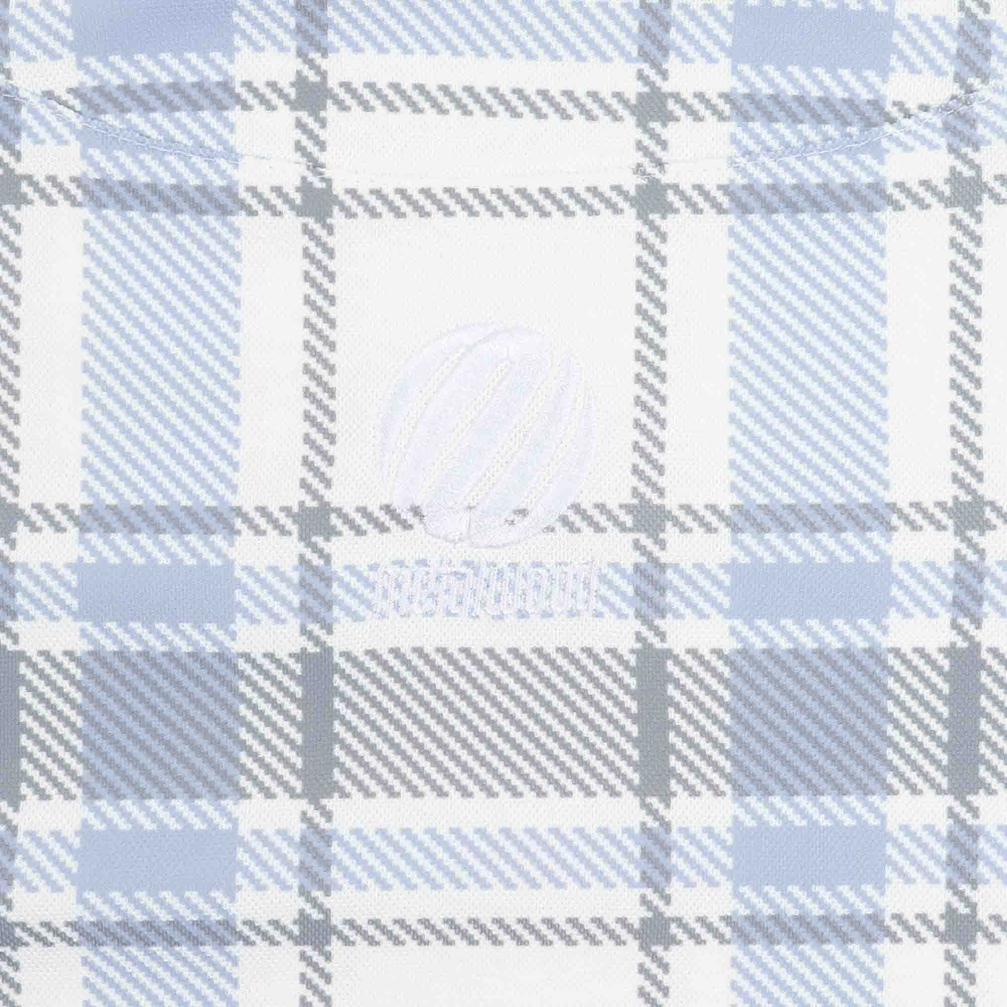 Paneled 3/4 Sleeve Polo - Ice product photo