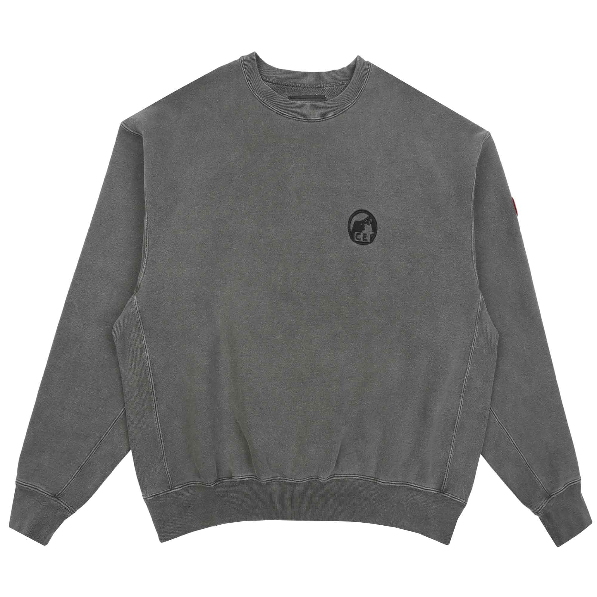 Overdye Pre Cog Crewneck - Charcoal product photo