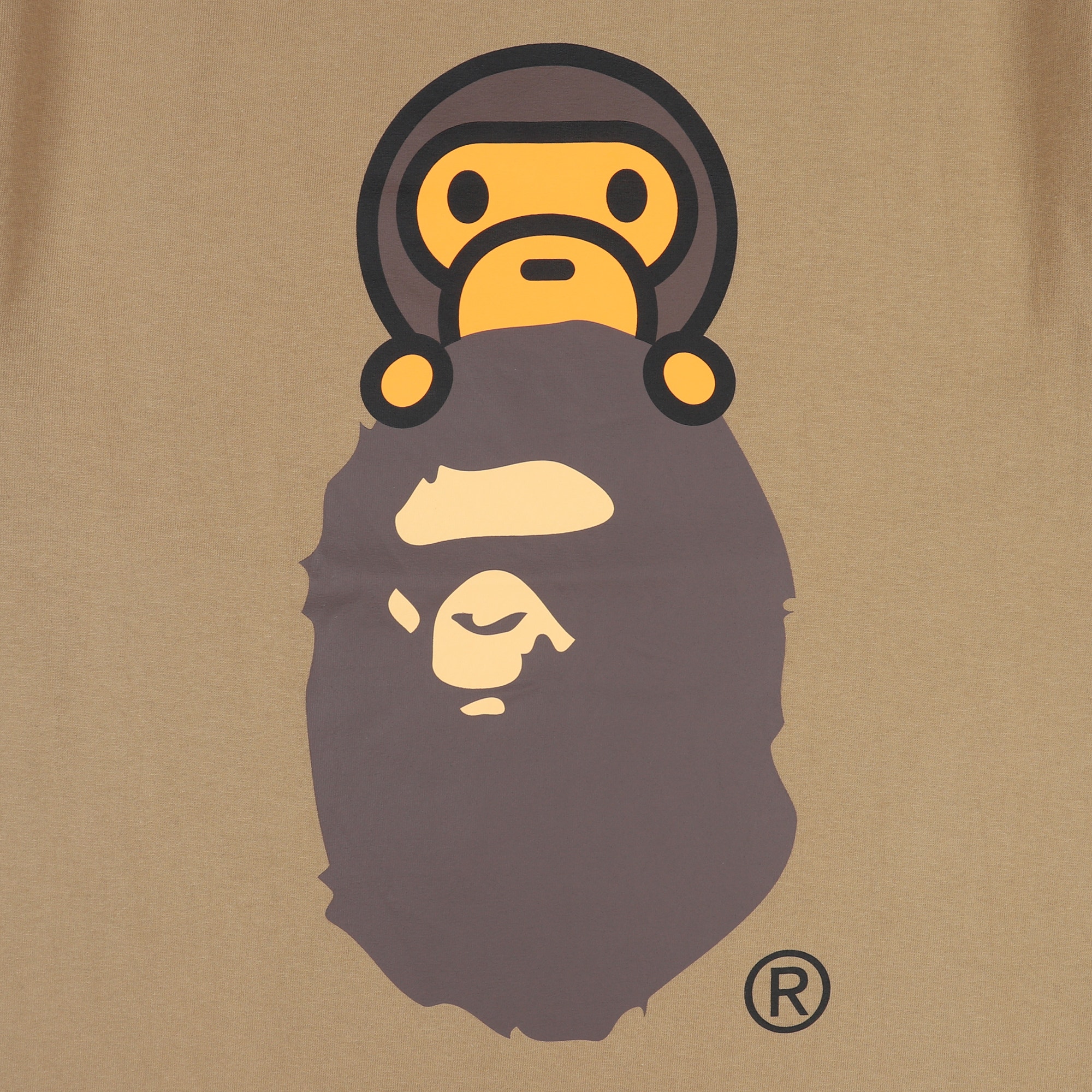 Milo on Ape Head T-Shirt - Beige product photo