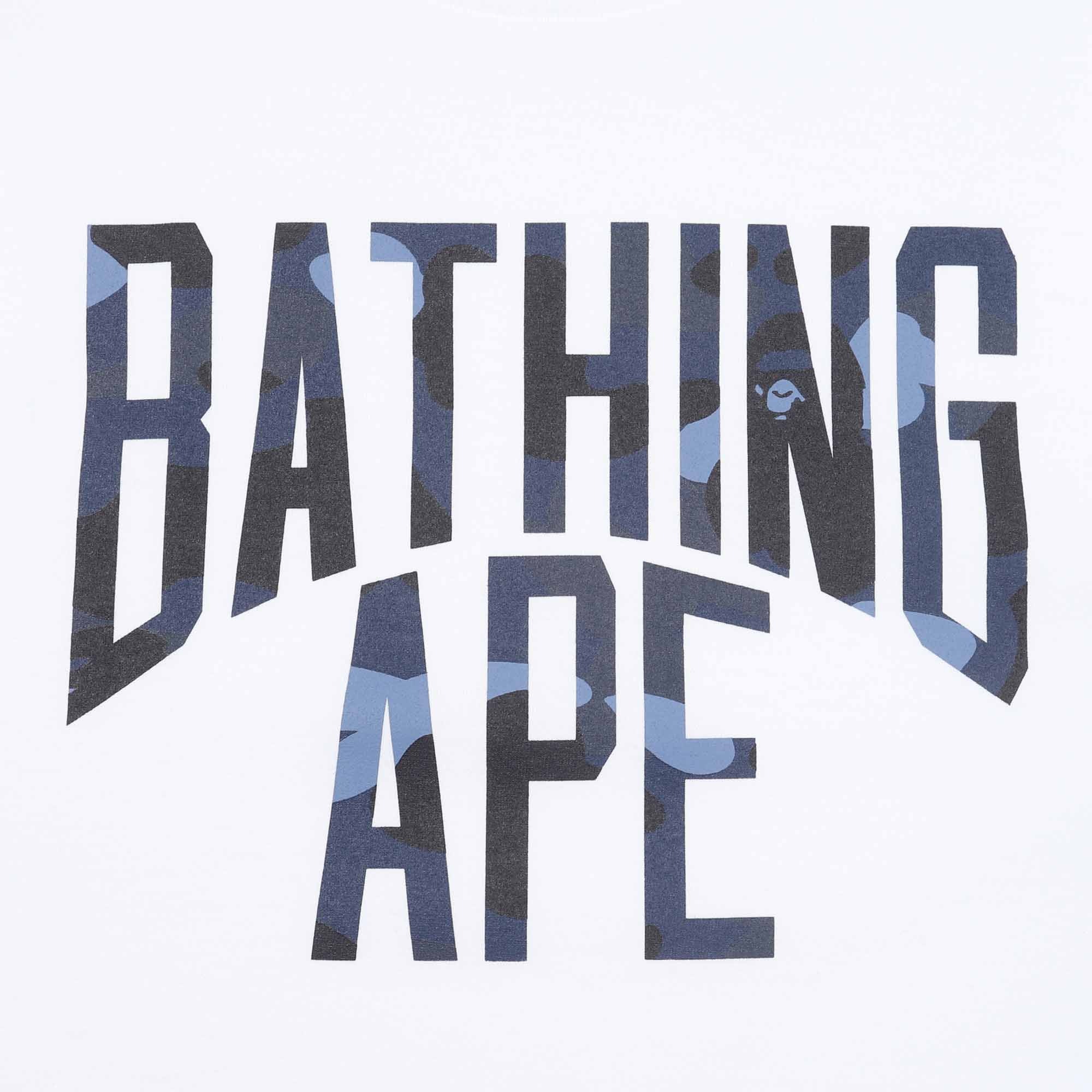 Color Camo Bathing Ape T-Shirt - White product photo