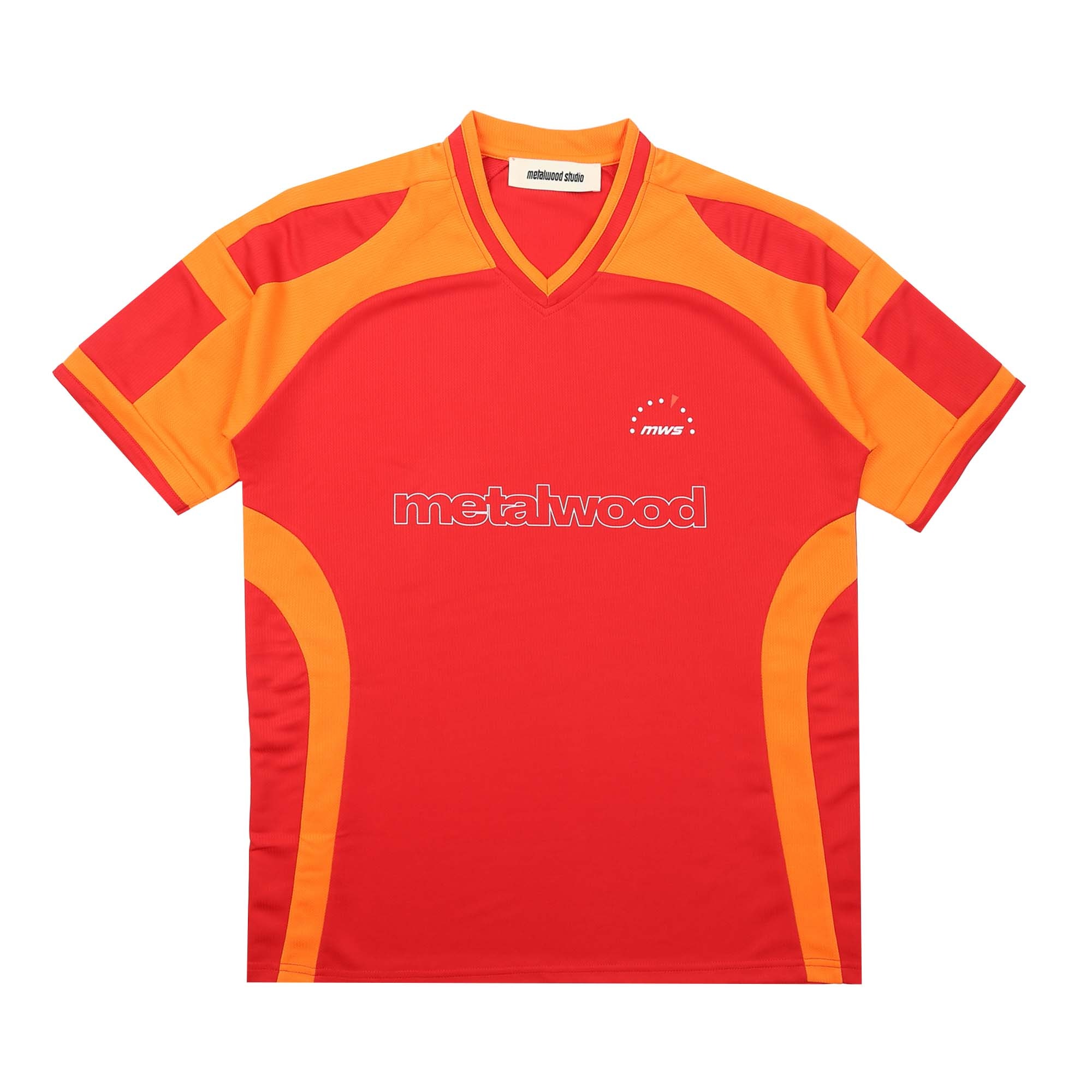 Paneled Jersey - Red/Orange product photo