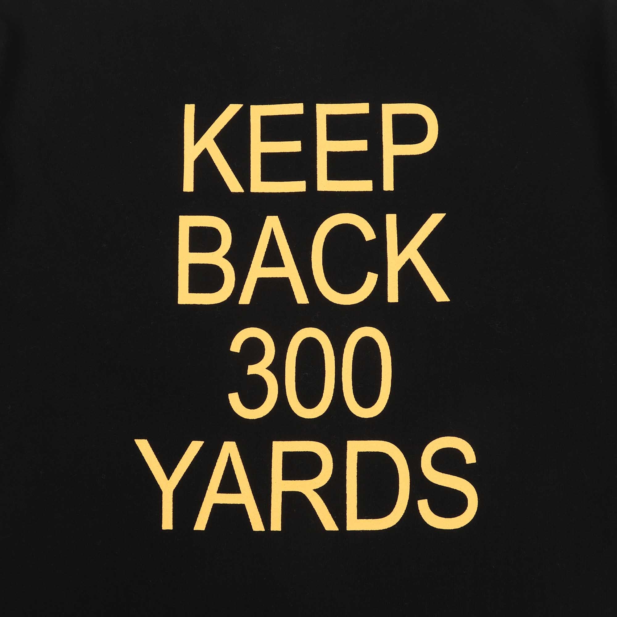 300 Yards T-Shirt - Overdyed Black product photo