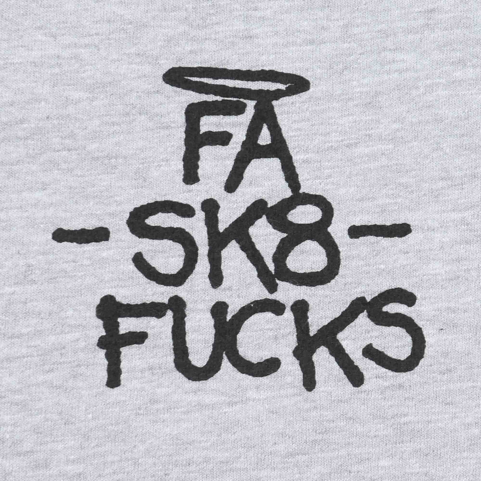 SK8 Fucks S/S Tee - Grey Heather product photo