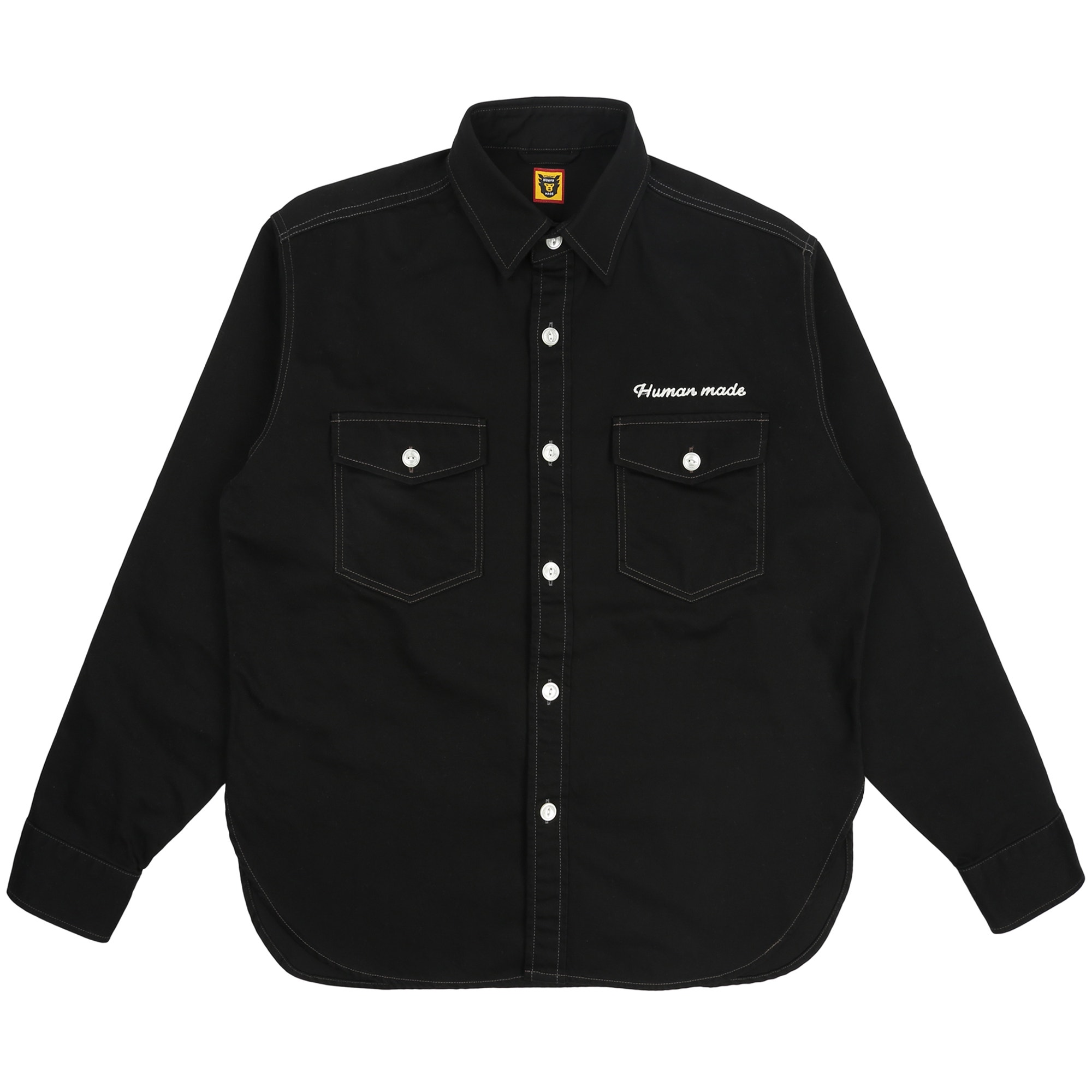 Cotton Twill Shirt - Black product photo