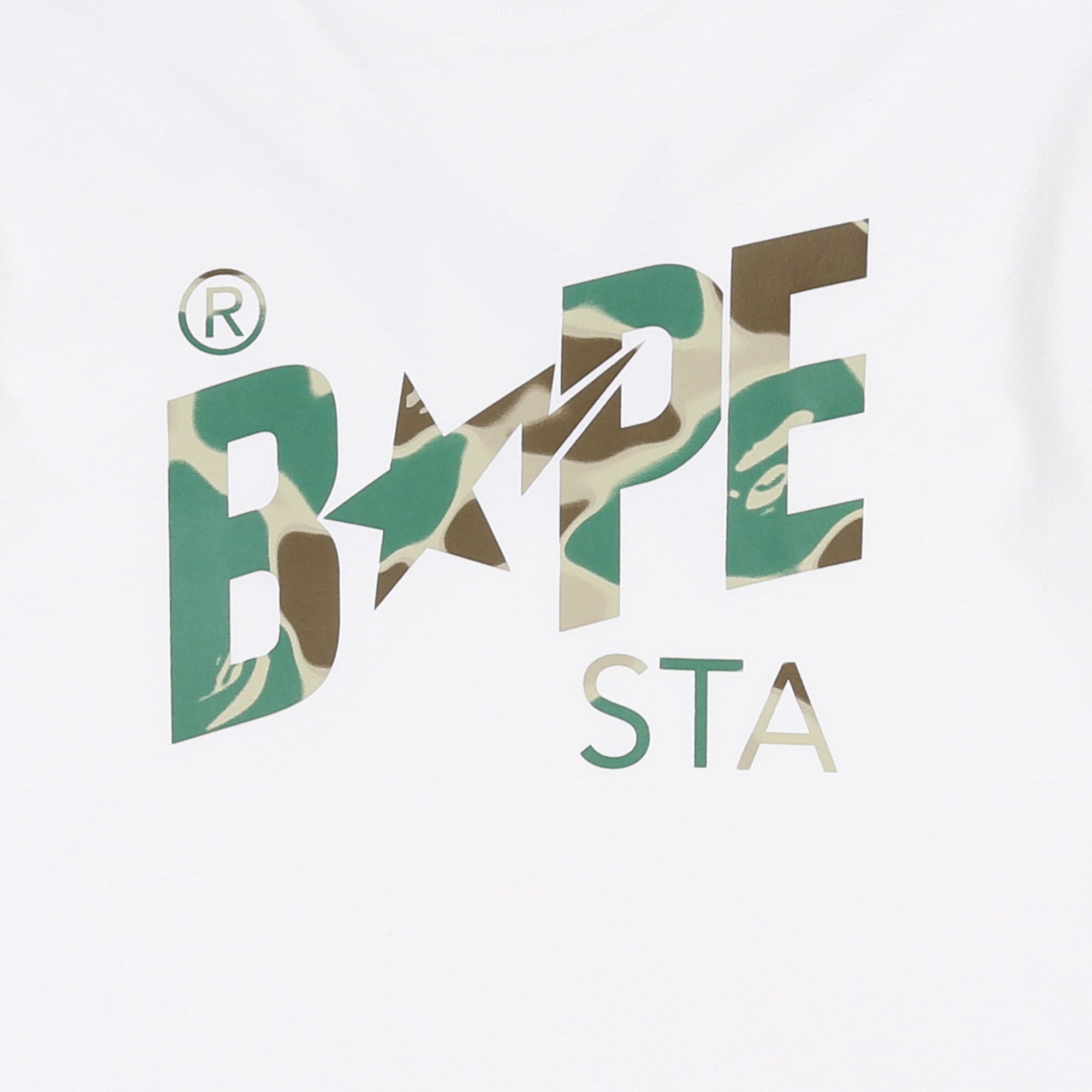 Liquid Camo Bape Sta Logo T-Shirt - White product photo