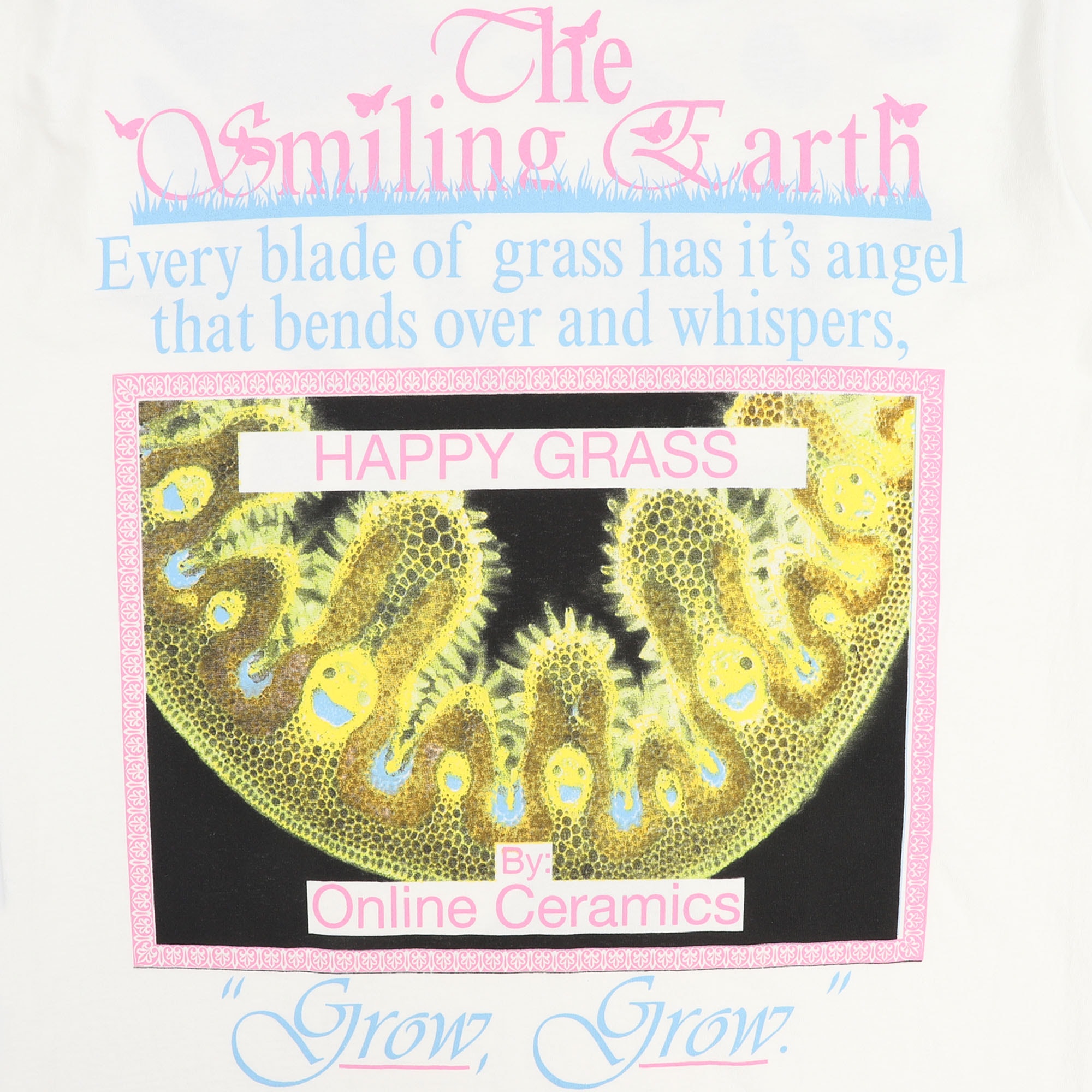 The Smiling Earth S/S T-Shirt - Off-White product photo