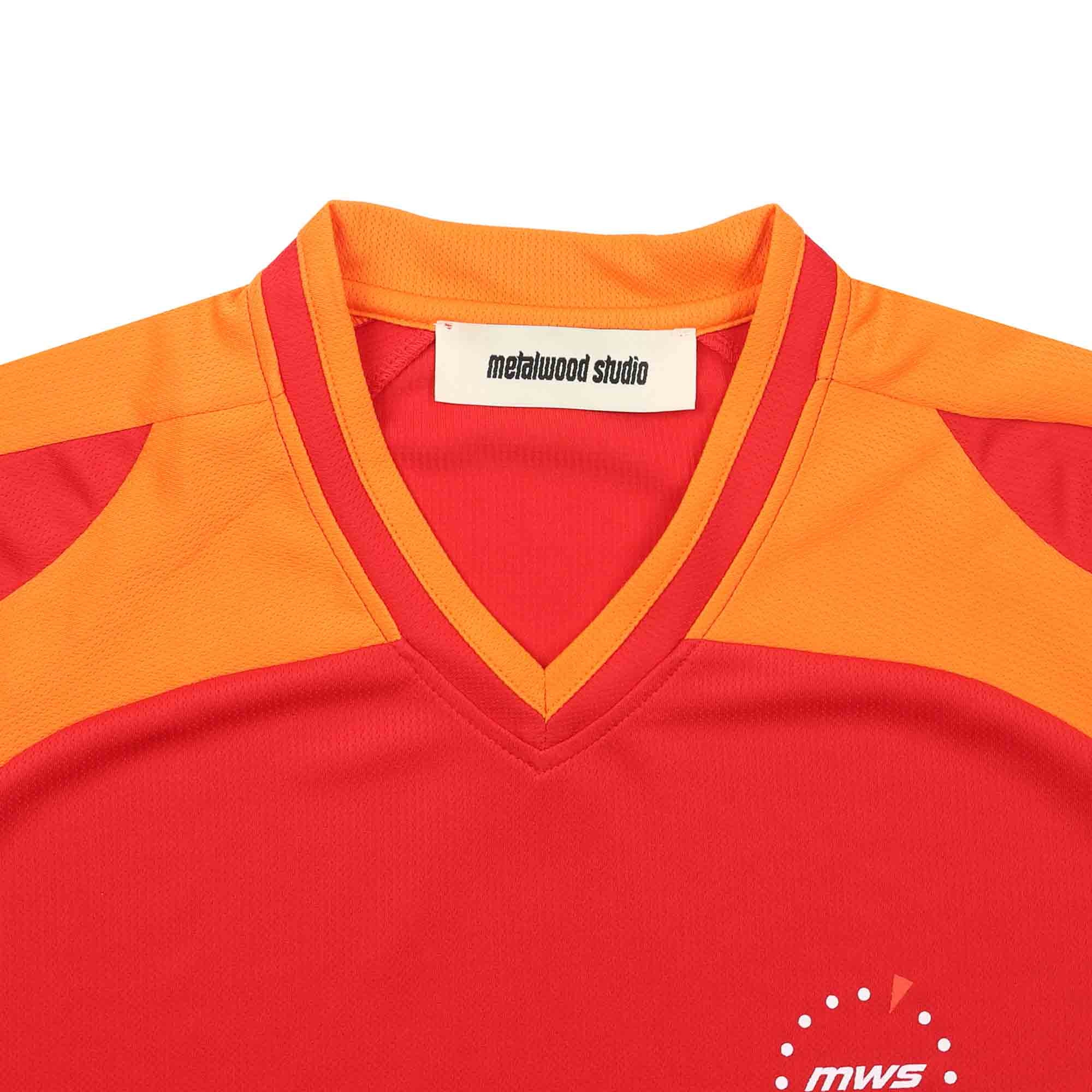 Paneled Jersey - Red/Orange product photo