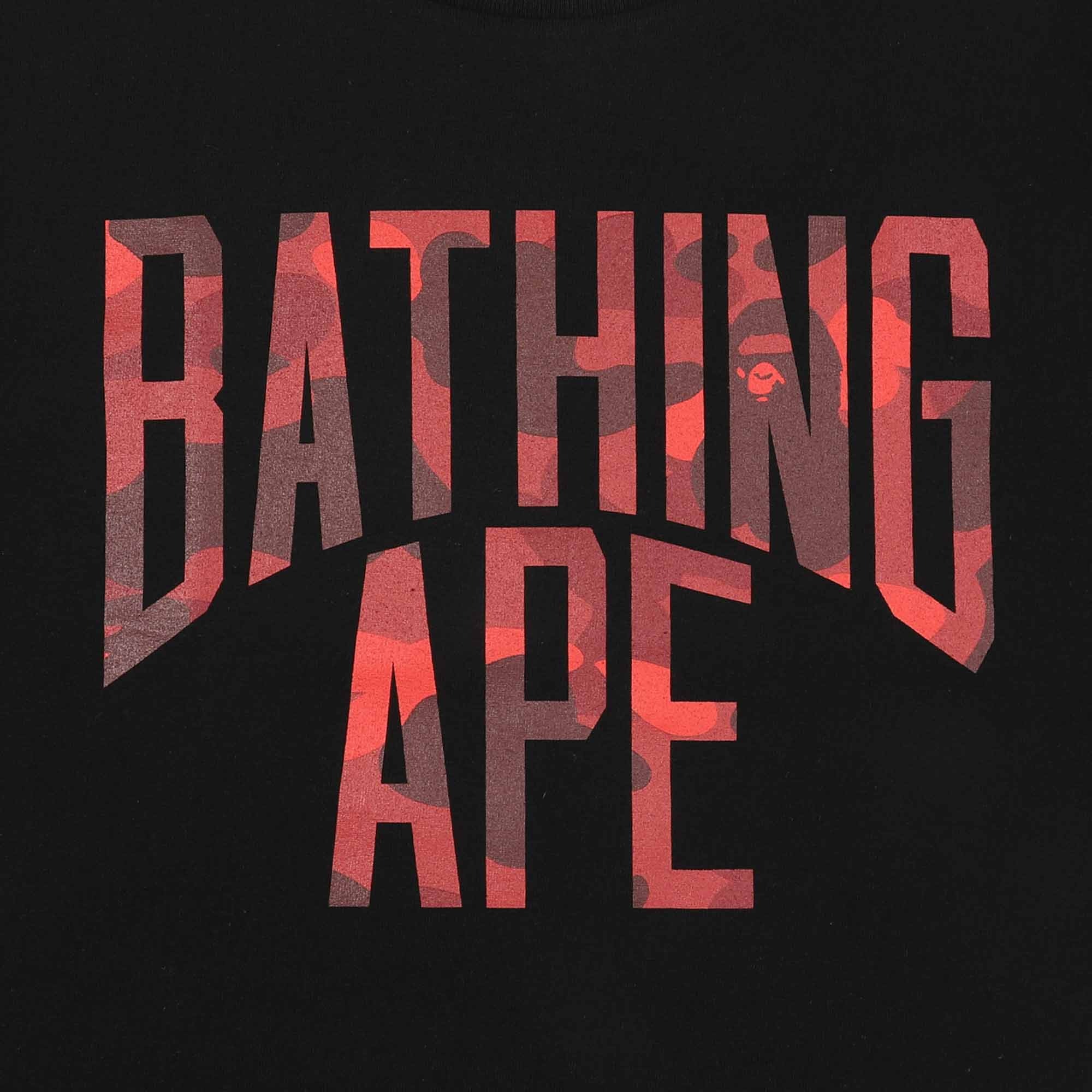 Color Camo Bathing Ape T-Shirt - Black product photo
