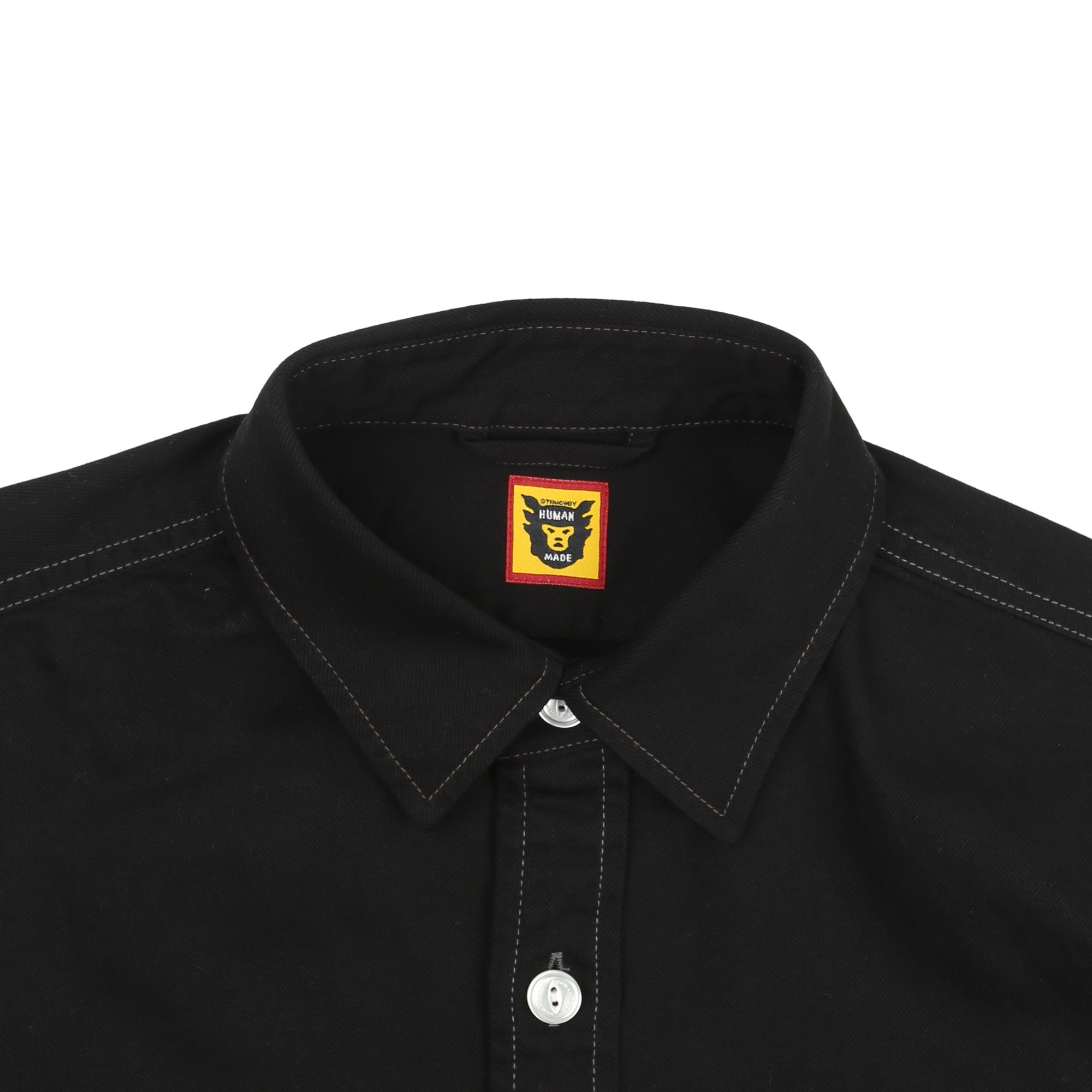 Cotton Twill Shirt - Black product photo