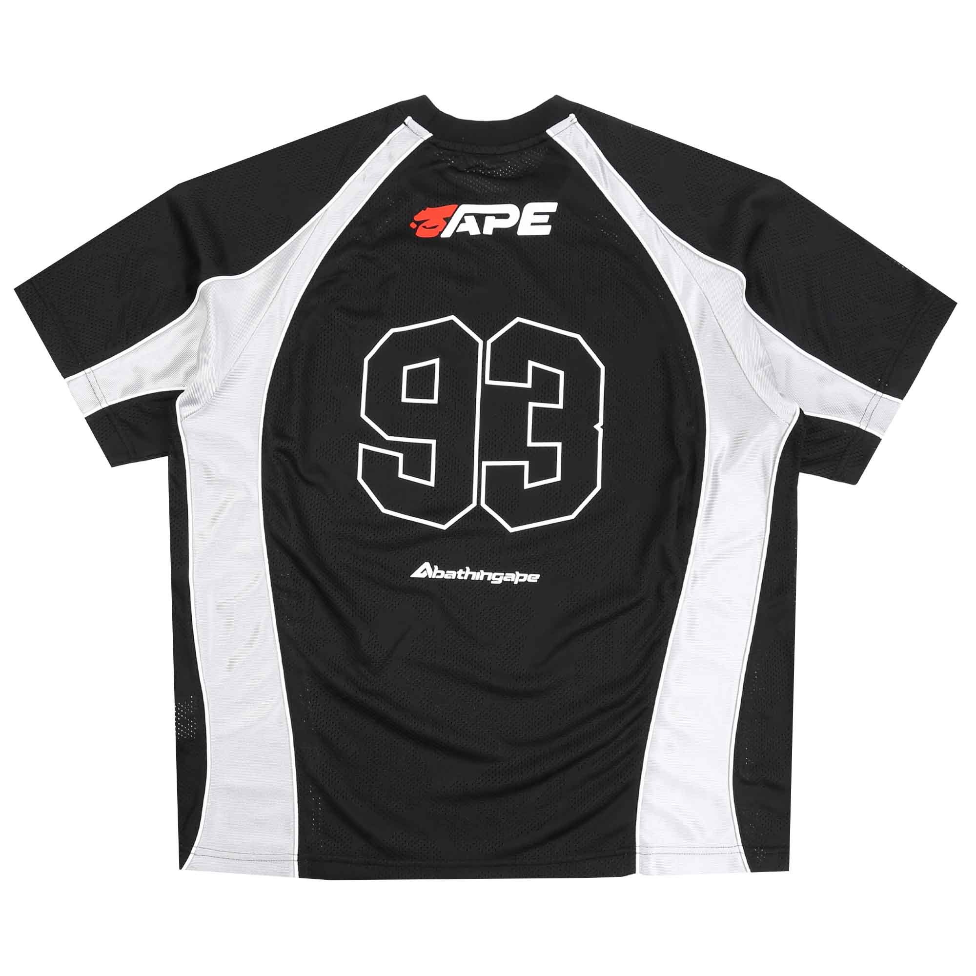 Solid Camo Jacquard Football Jersey - Black product photo