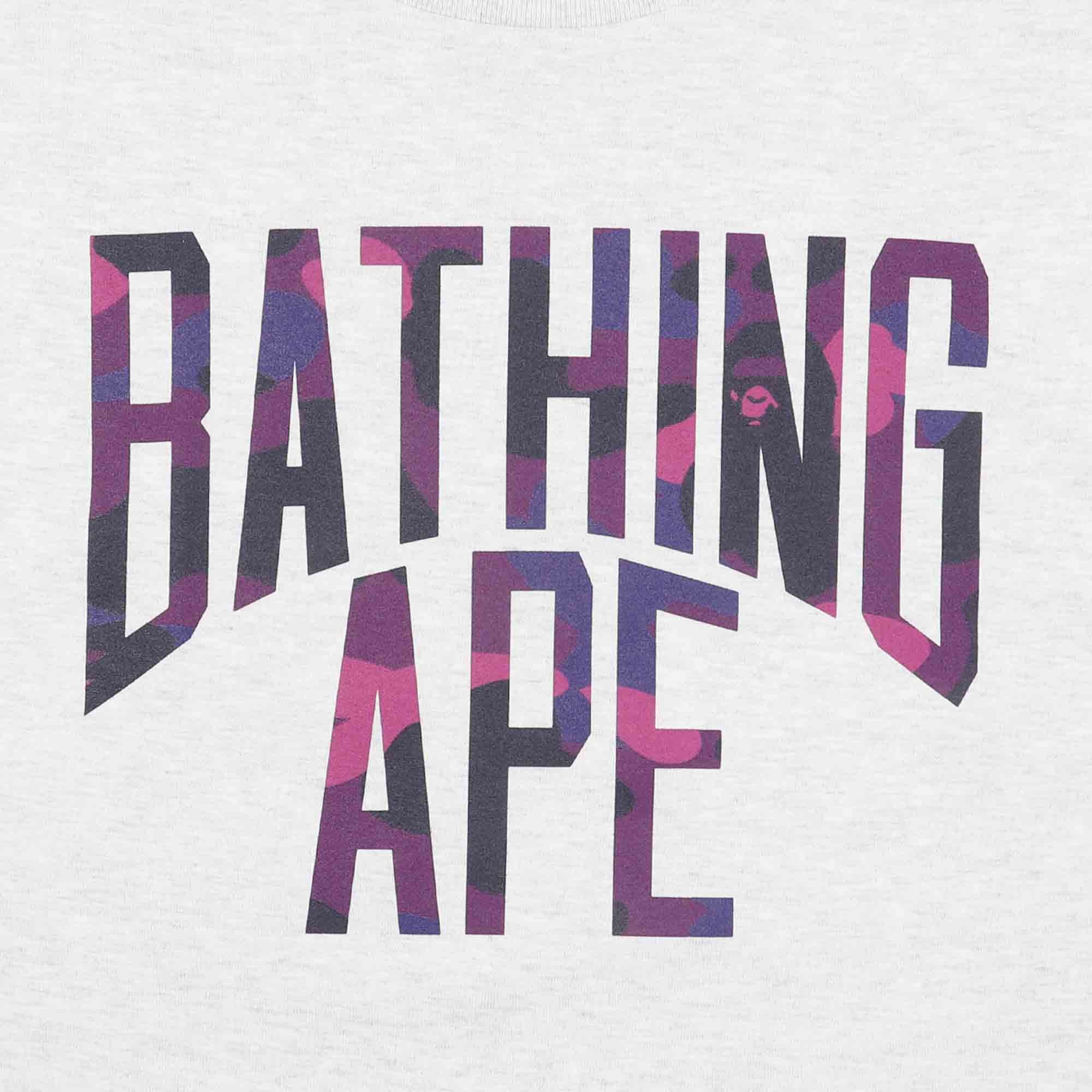 Color Camo Bathing Ape T-Shirt - Grey product photo