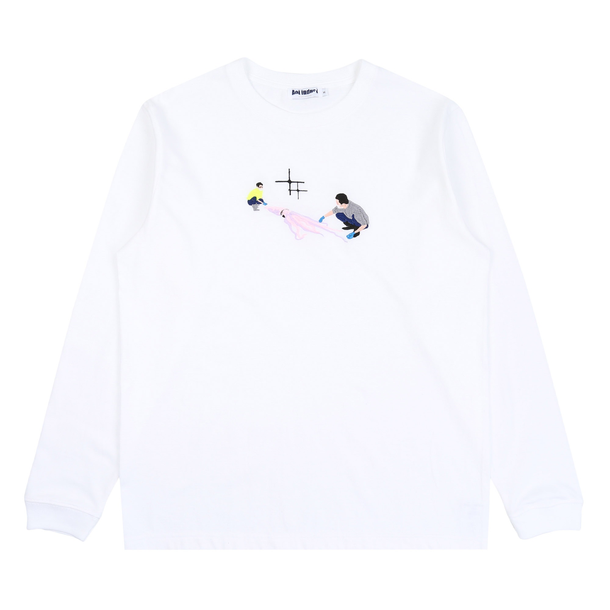 Giant Squid L/S T-Shirt - White product photo