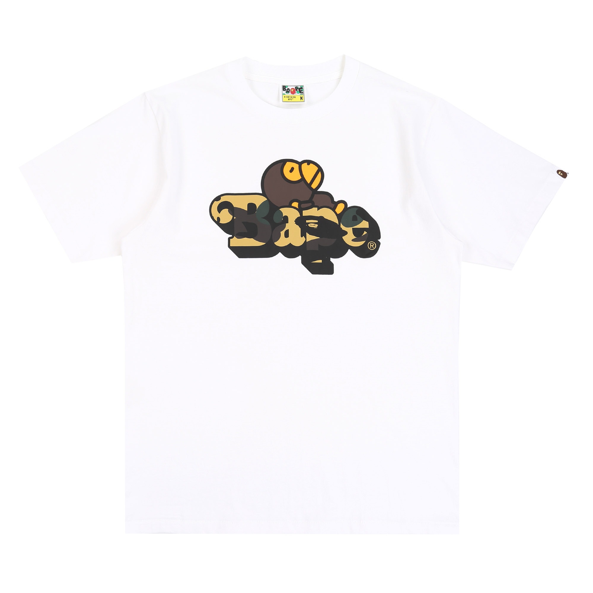 1st Camo Milo On Bape T-Shirt - White product photo