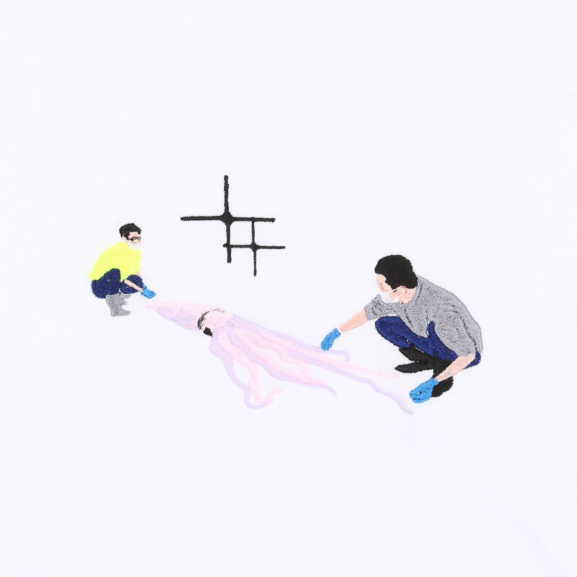 Giant Squid L/S T-Shirt - White product photo