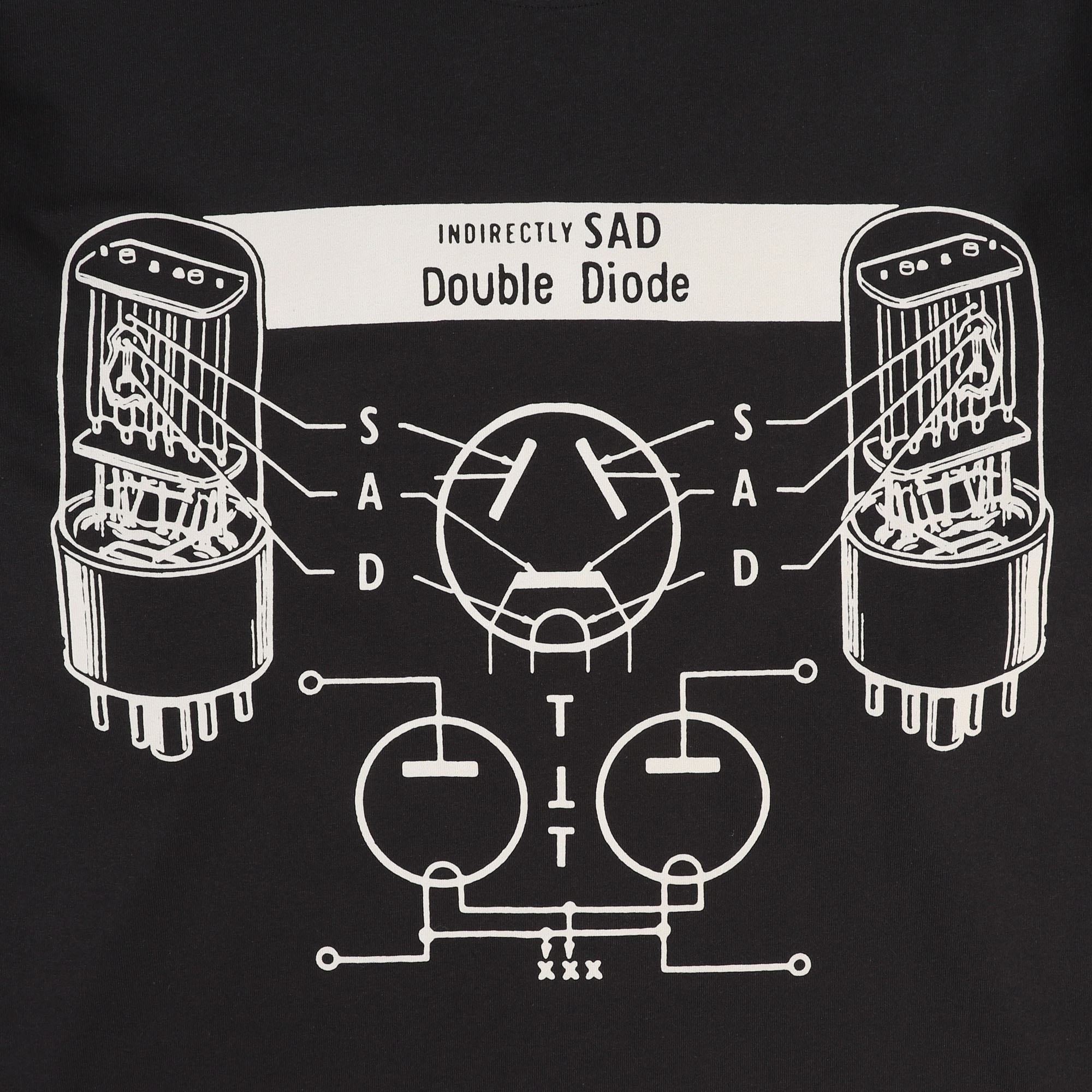 Sad L/S T-Shirt - Black product photo