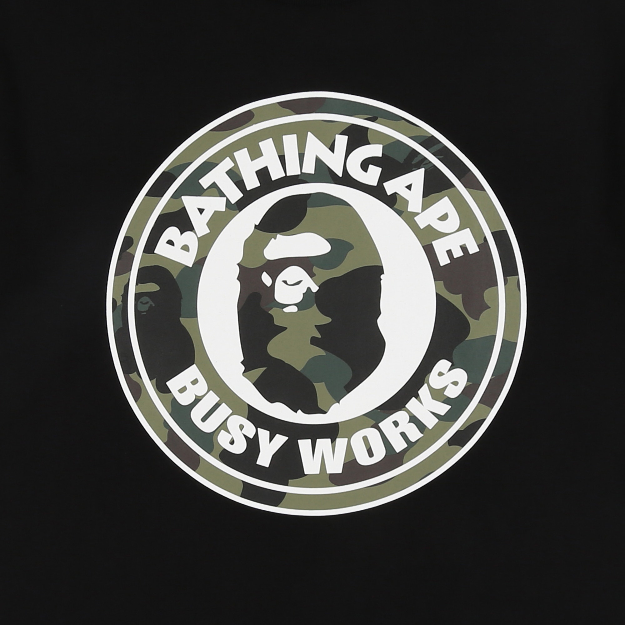 1st Camo Busy Works T-Shirt - Black product photo