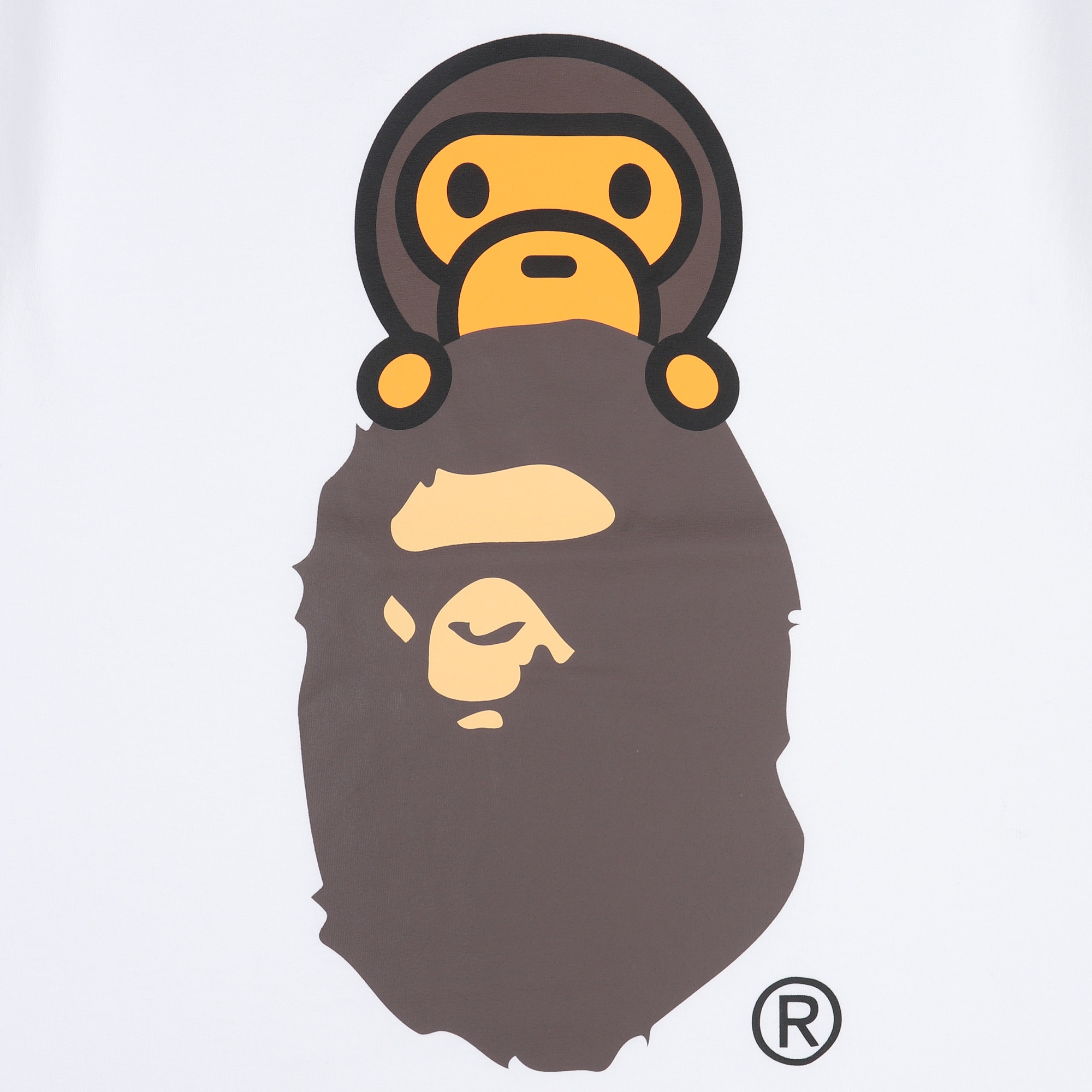 Milo on Ape Head T-Shirt - White product photo