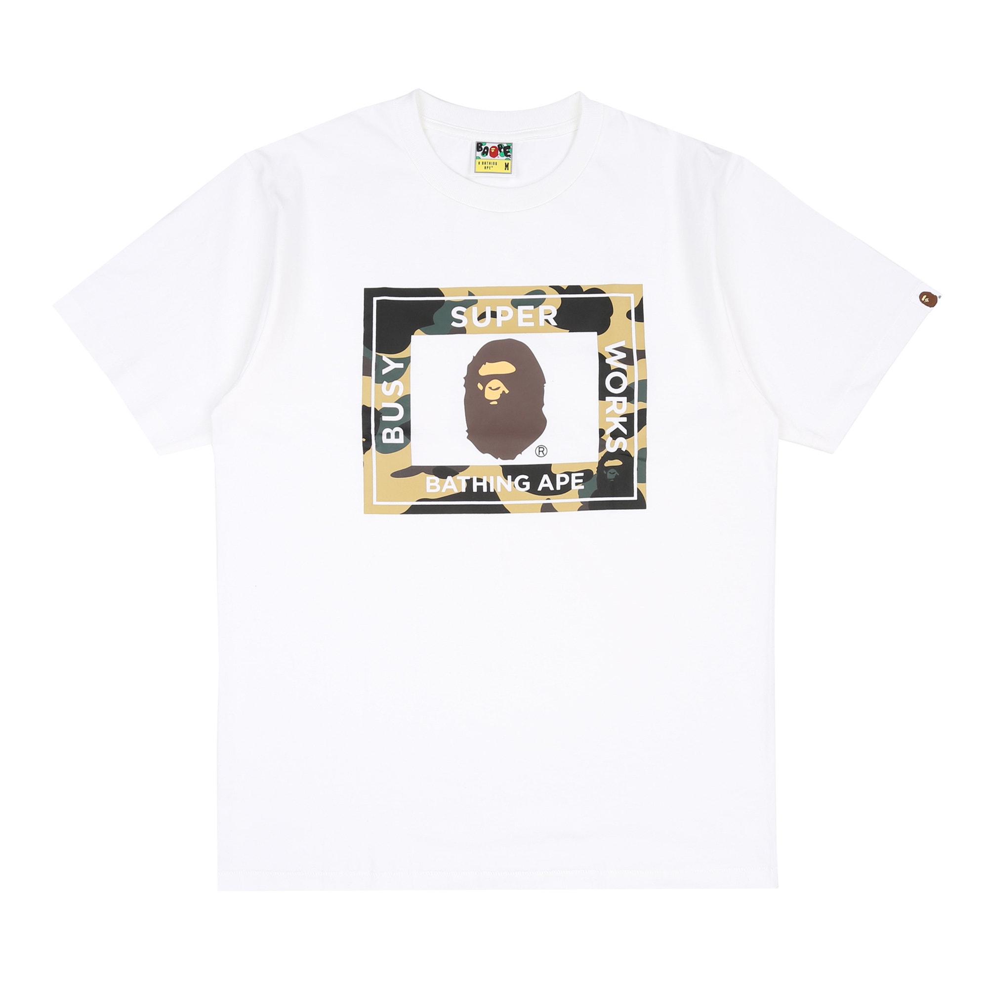 1st Camo Super Busy Works T-Shirt - White product photo