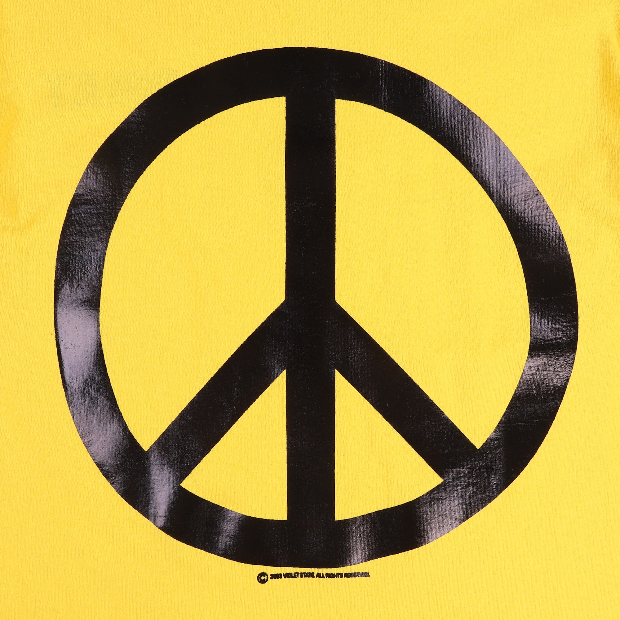 Peace T-Shirt - Yellow product photo