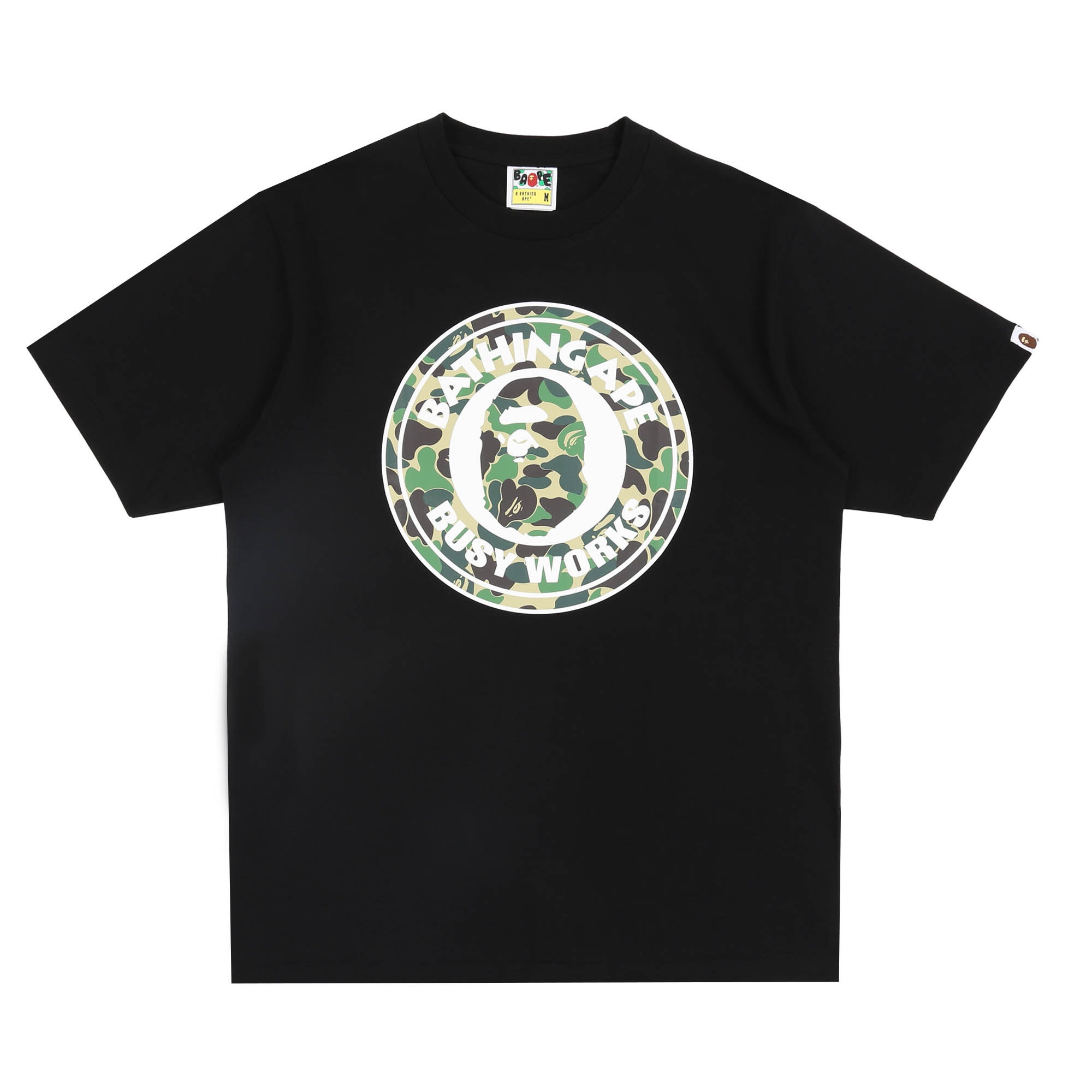 ABC Camo Busy Works T-Shirt - Black/Green product photo