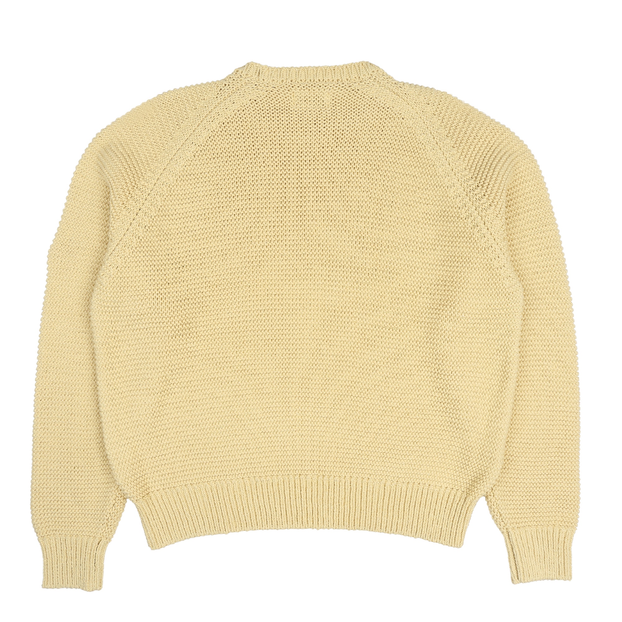 Raglan Sleeve Cotton Knit - Beige product photo
