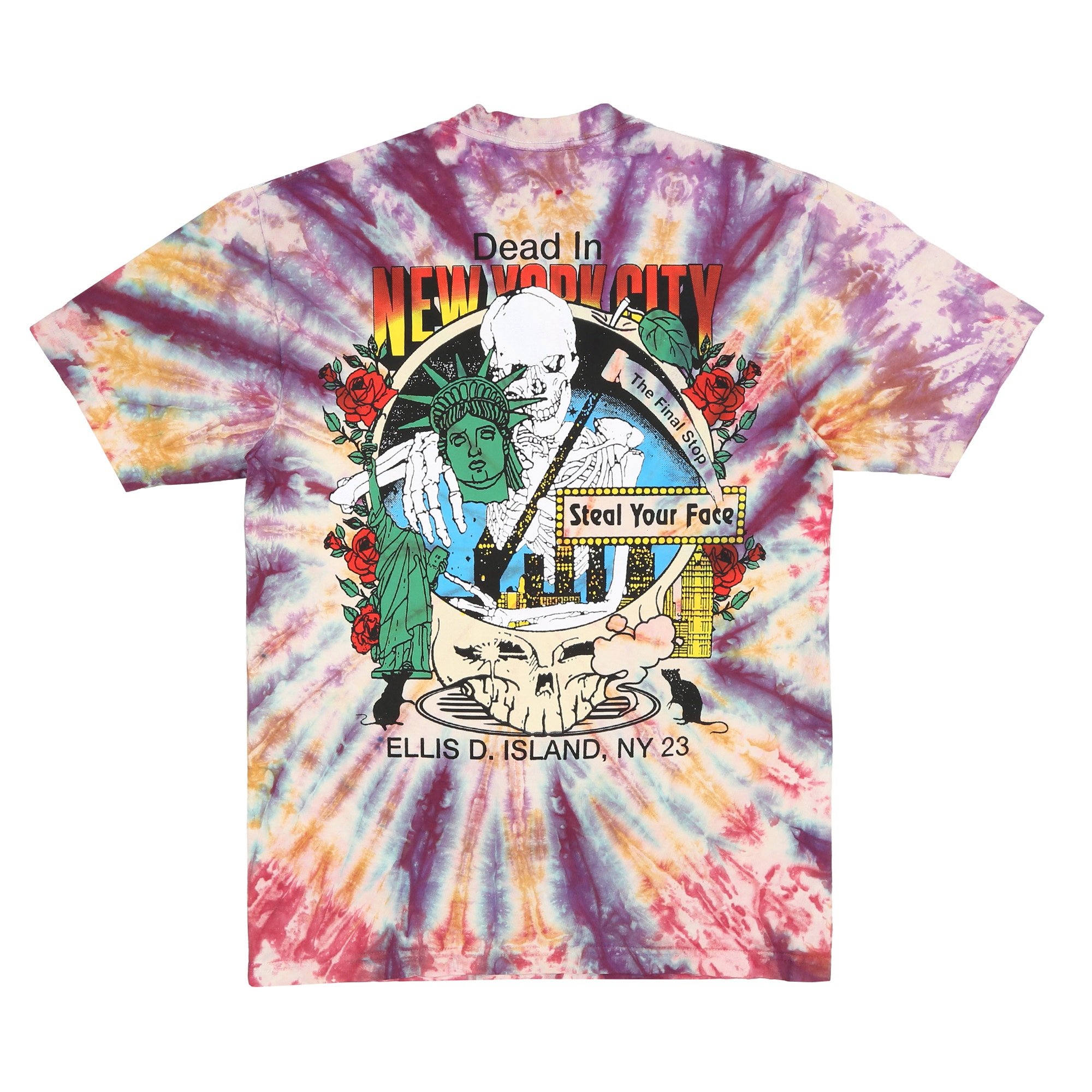 New York Tape Exchange T-Shirt - Tie Dye product photo