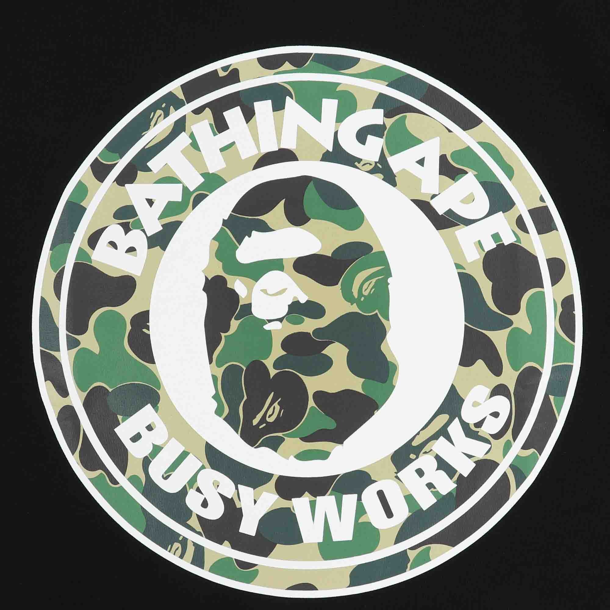 ABC Camo Busy Works T-Shirt - Black/Green product photo