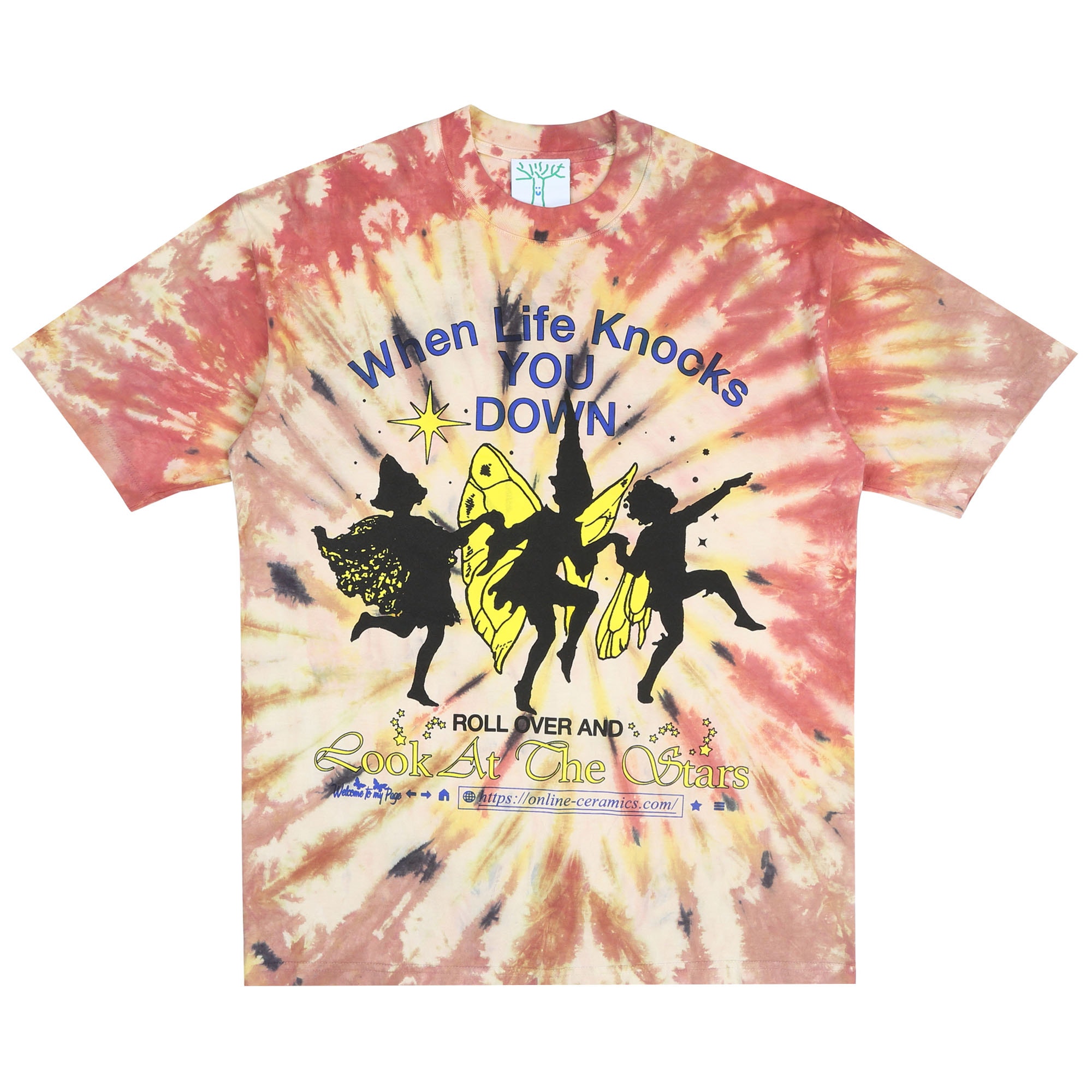 Look At The Stars S/S T-Shirt - Tie Dye product photo