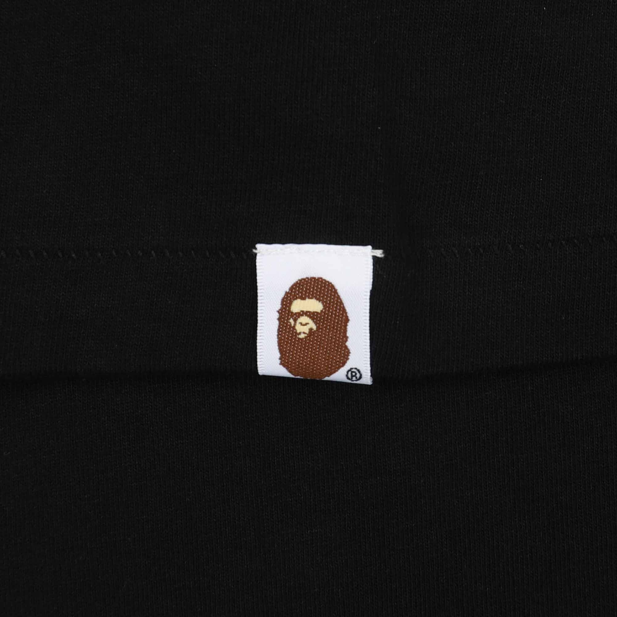 Ape Head Monogram Relaxed Fit T-Shirt - Black product photo
