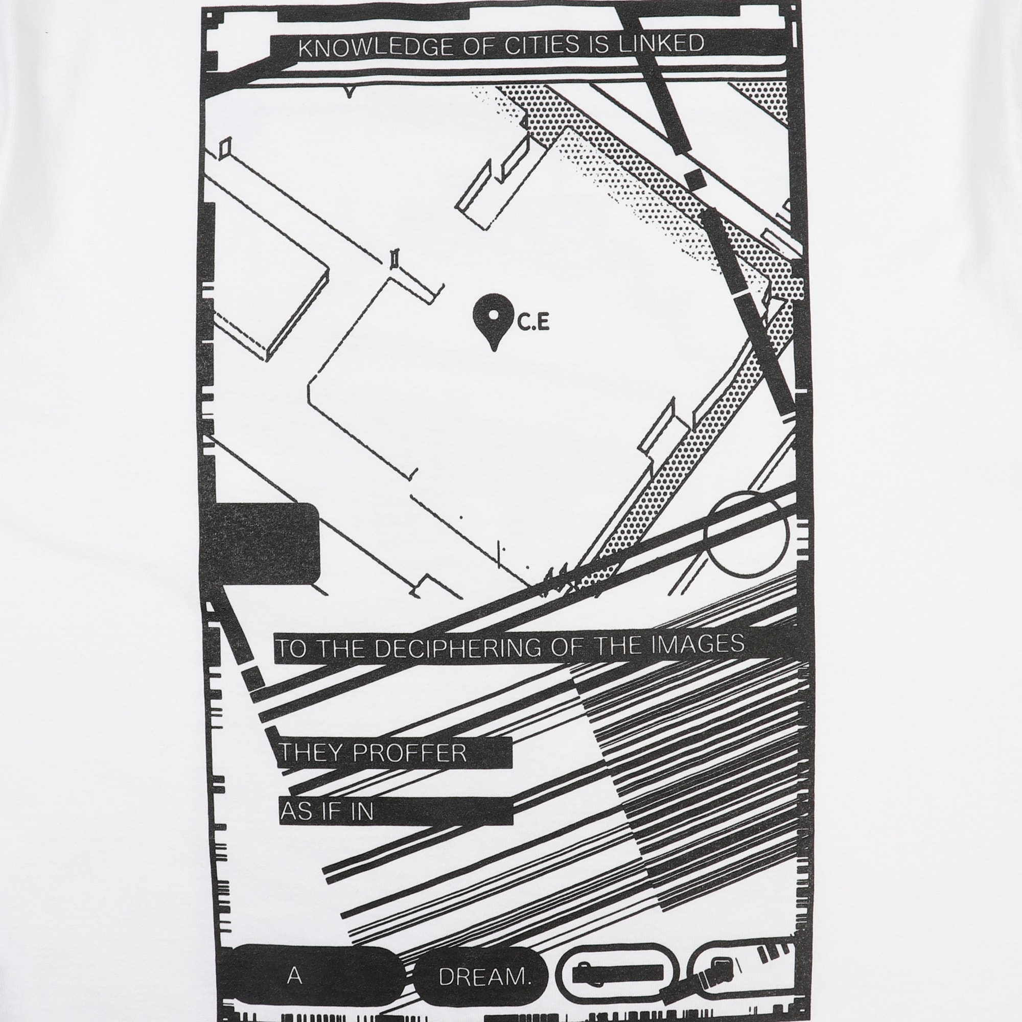 MD Pin Drop T-Shirt - White product photo