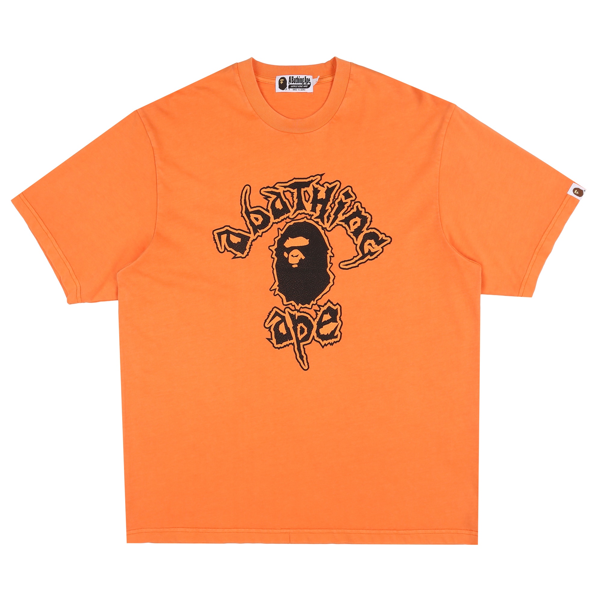 Mad College Garment Dyed Relaxed T-Shirt - Orange product photo