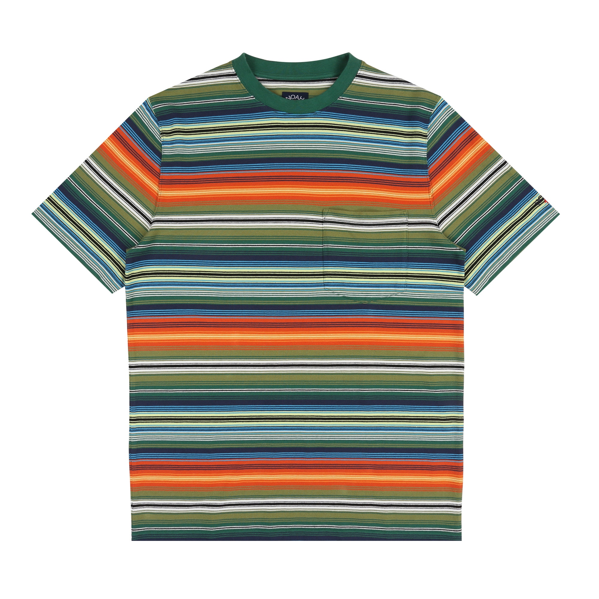 Striped Pocket T-Shirt - Green product photo