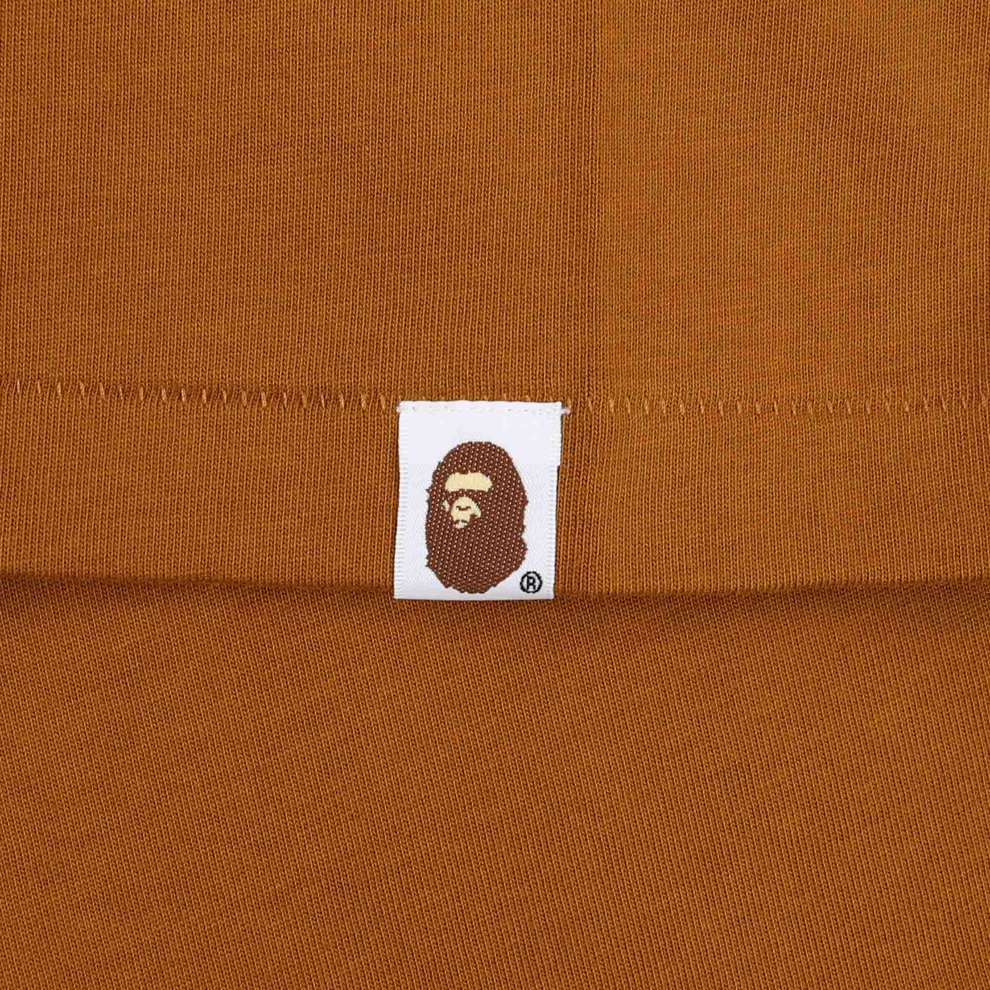 Ape Head Monogram Relaxed Fit T-Shirt - Brown product photo