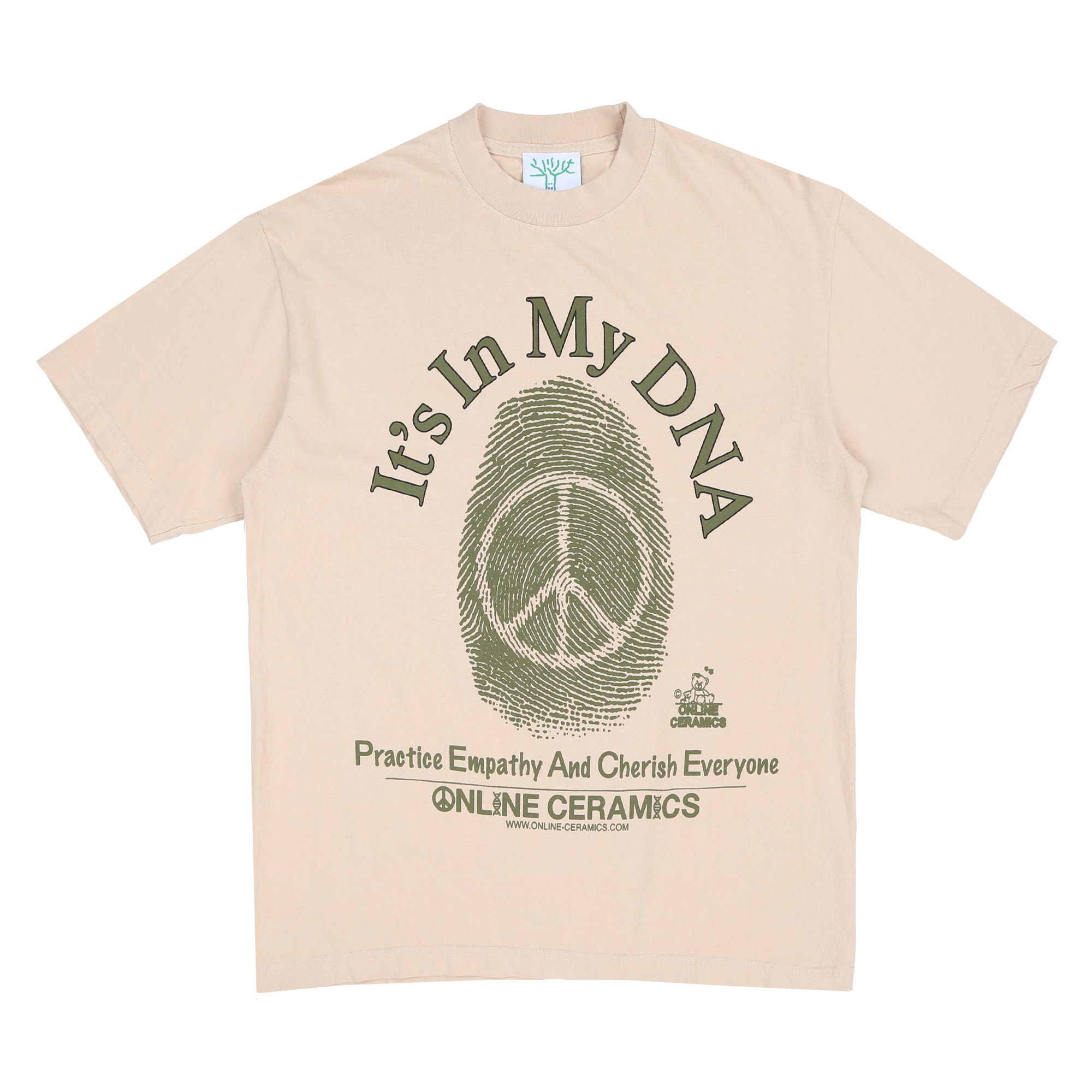 Practice Empathy Cherish Everyone T-Shirt - Tan product photo