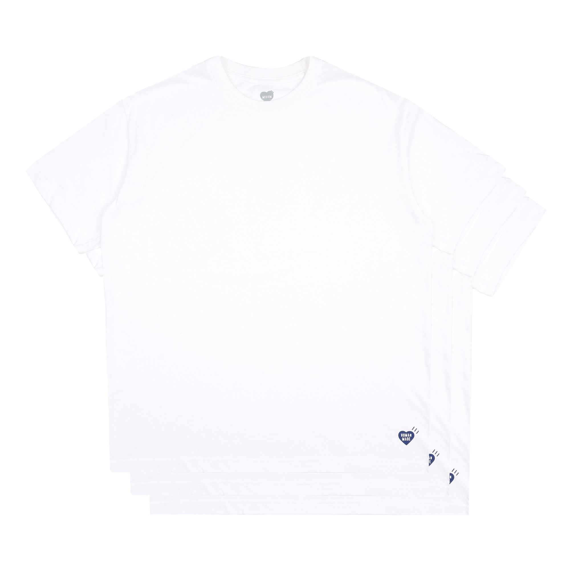 3 Pack T-Shirt Set - White product photo