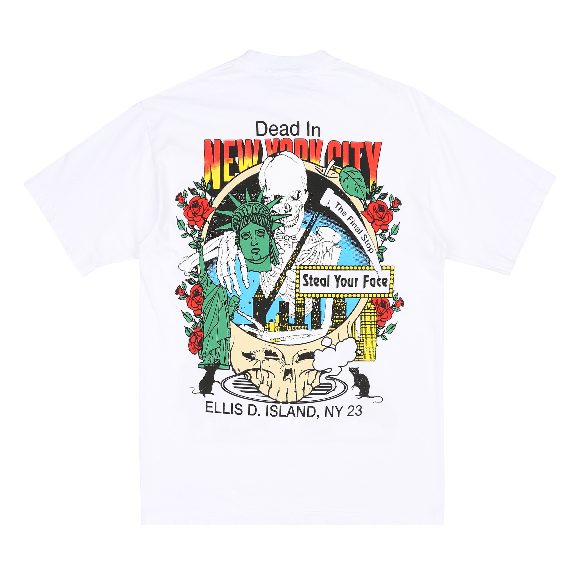New York Tape Exchange T-Shirt - White product photo