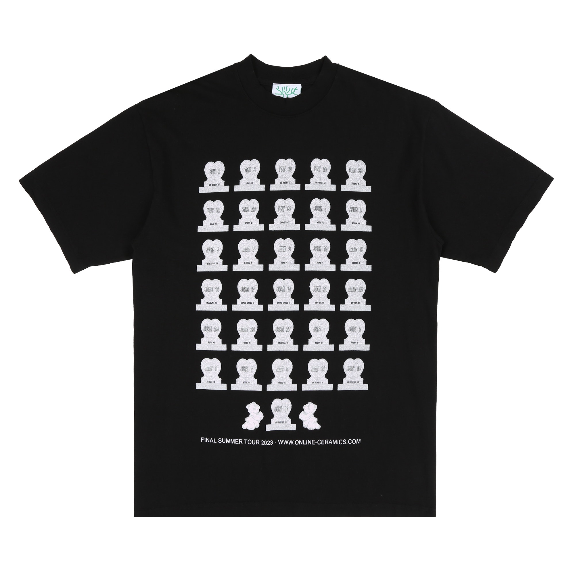 Heart Stone T-Shirt - Off Black product photo