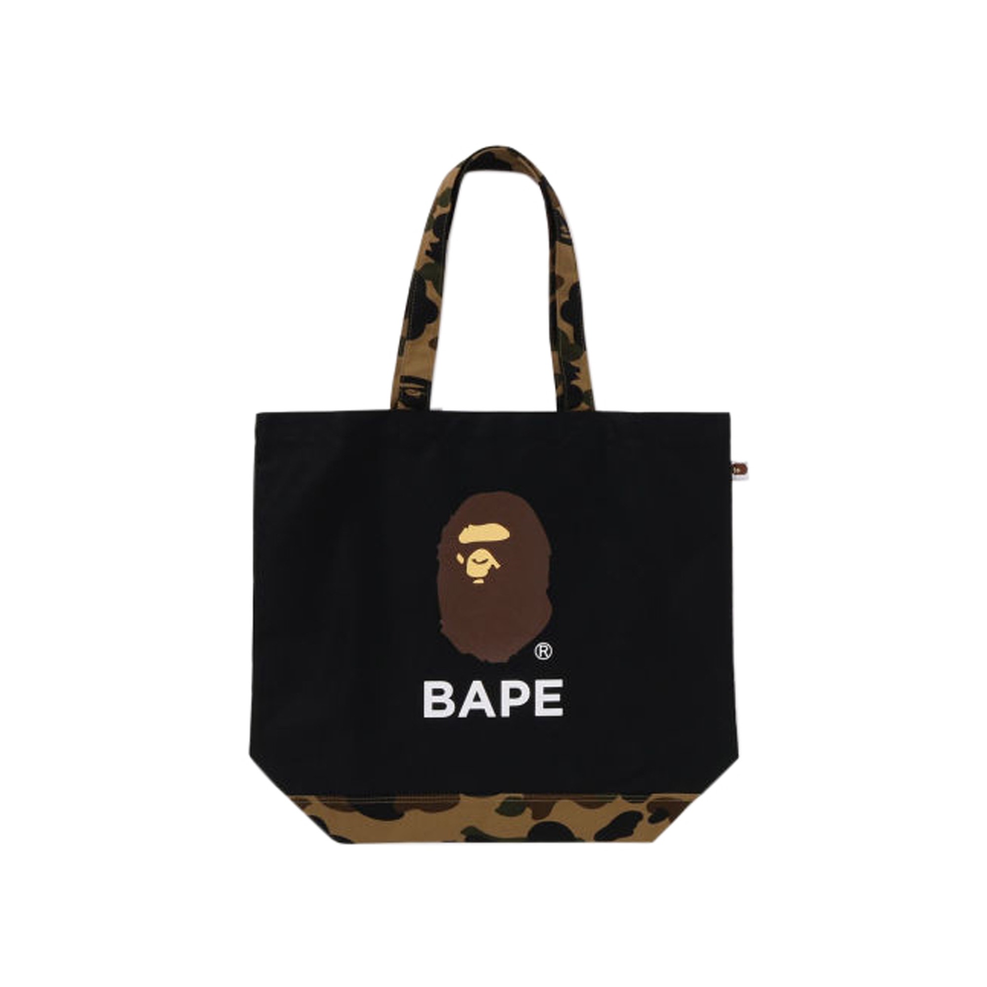 1st Camo Ape Head Tote Bag - Black product photo