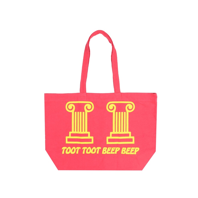 Comedy and Rhythm Tote Bag - Red