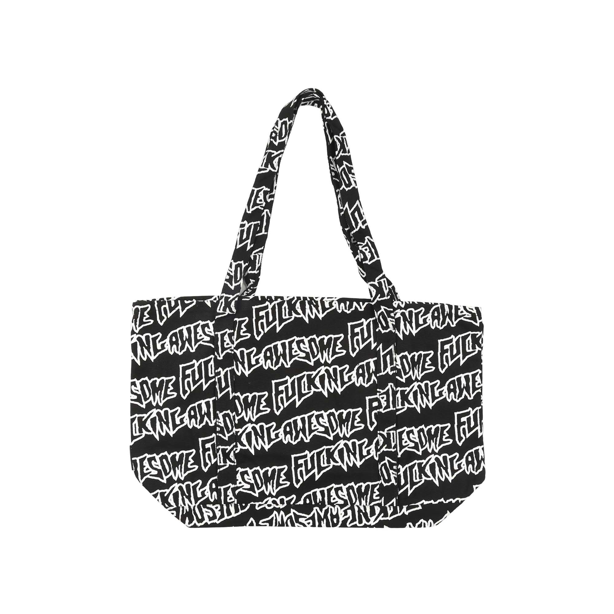 AOP Stamp Logo Tote Bag Medium - Black/White product photo