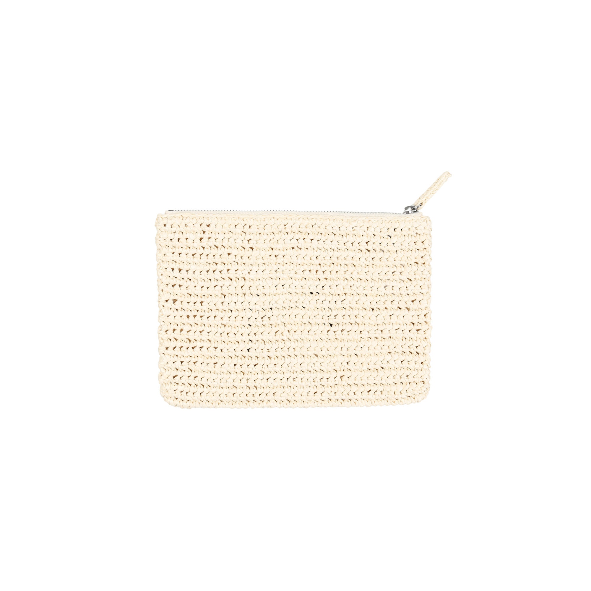 RAFFIA ZIP POUCH product photo