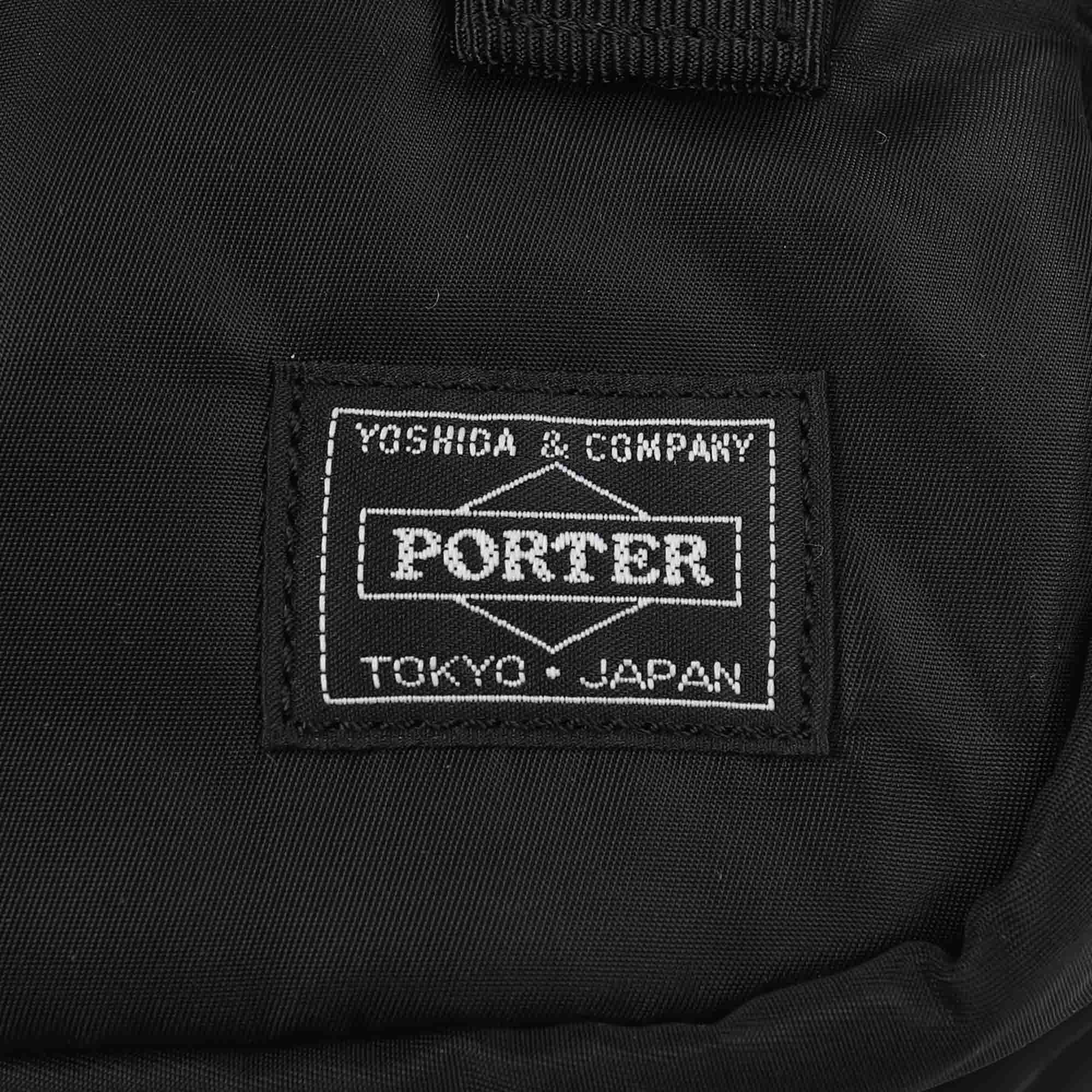 Nylon Twill Porter Shoulder Bag - Black product photo